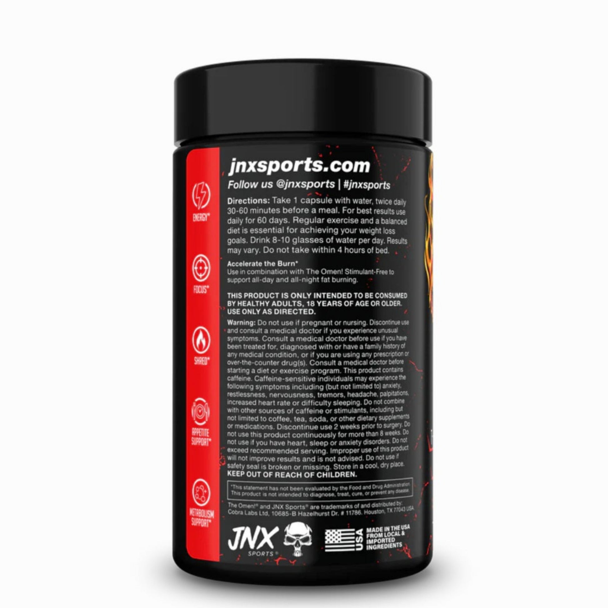 JNX Sports The Omen! Fat Burner (100 Kapseln)