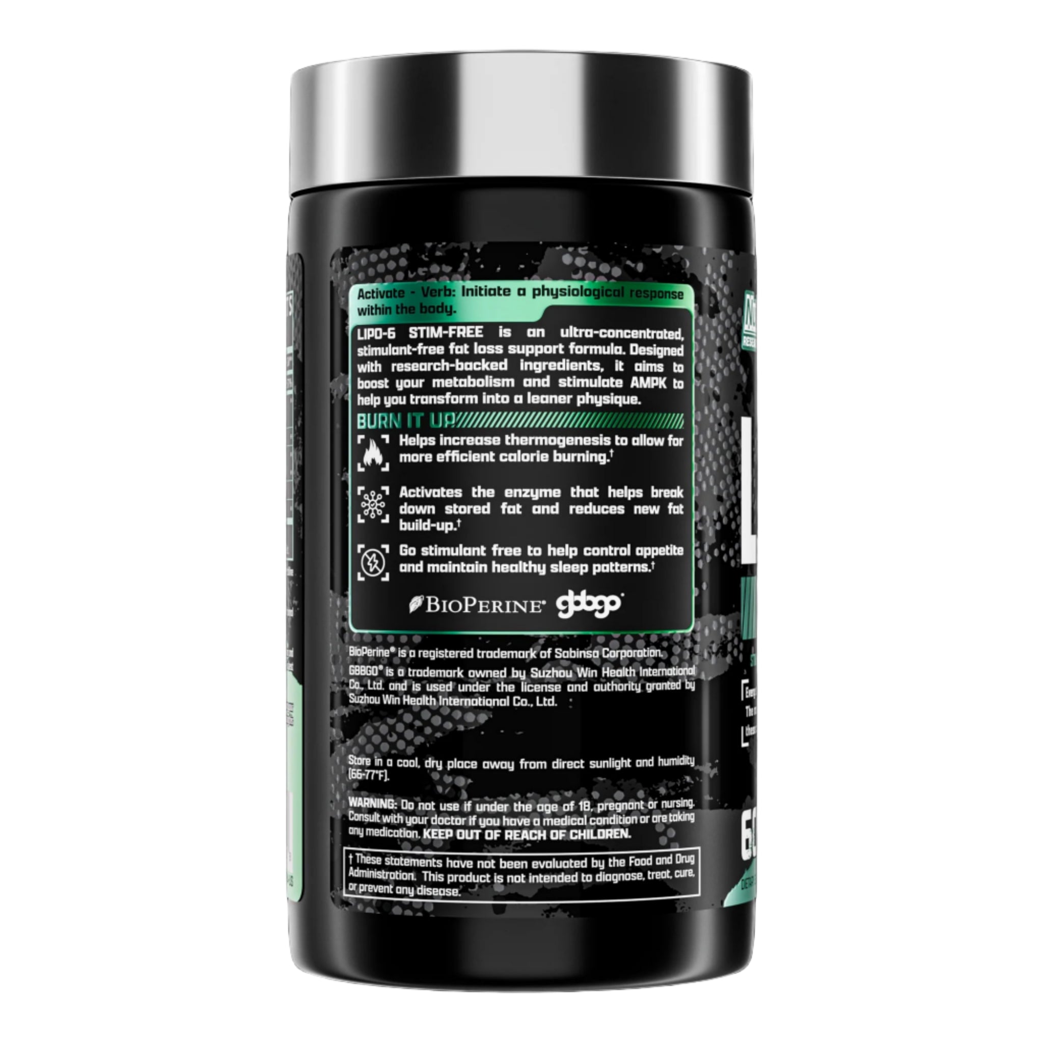 Nutrex Lipo 6 Black Stim-Free (60 Kapseln)