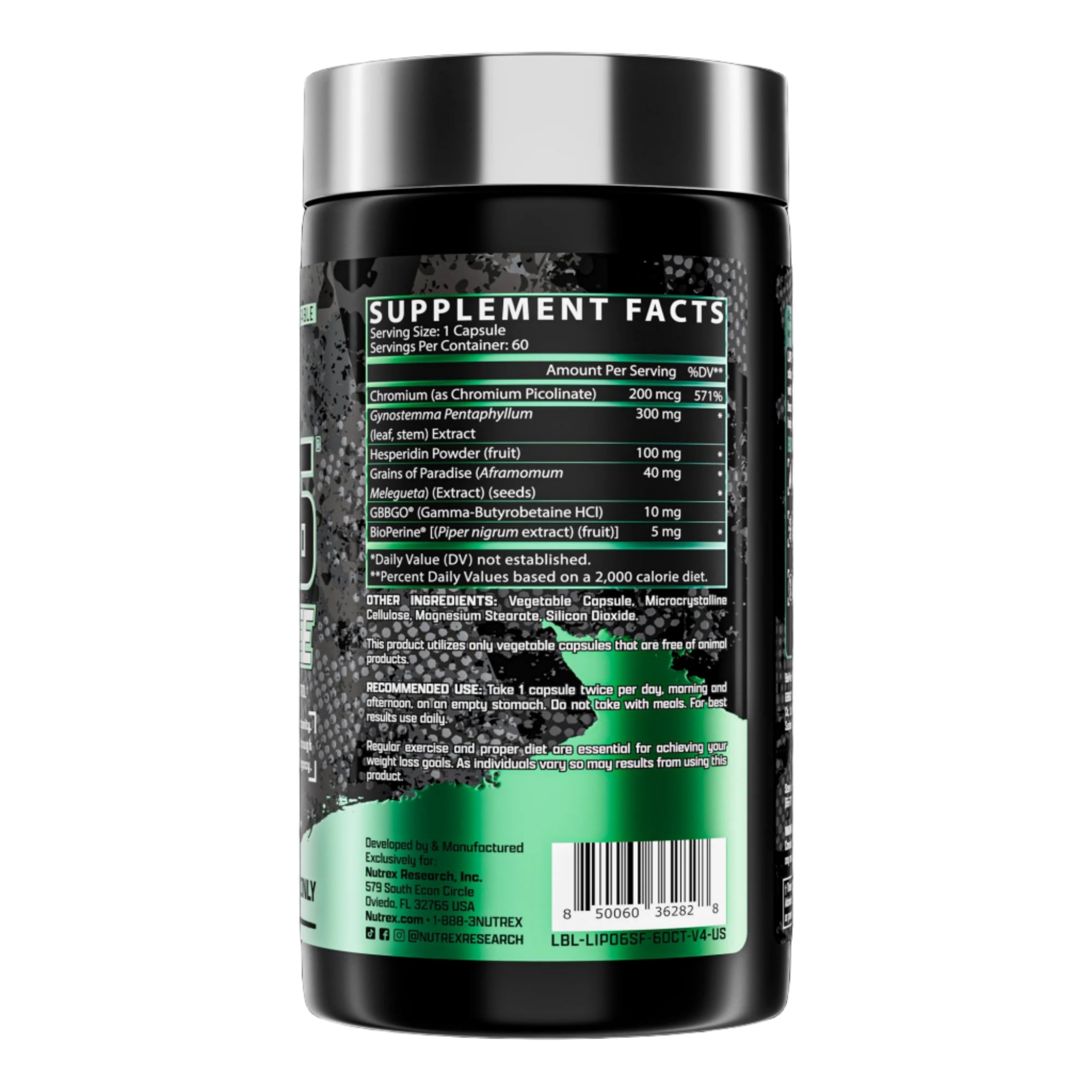 Nutrex Lipo 6 Black Stim-Free (60 Kapseln)