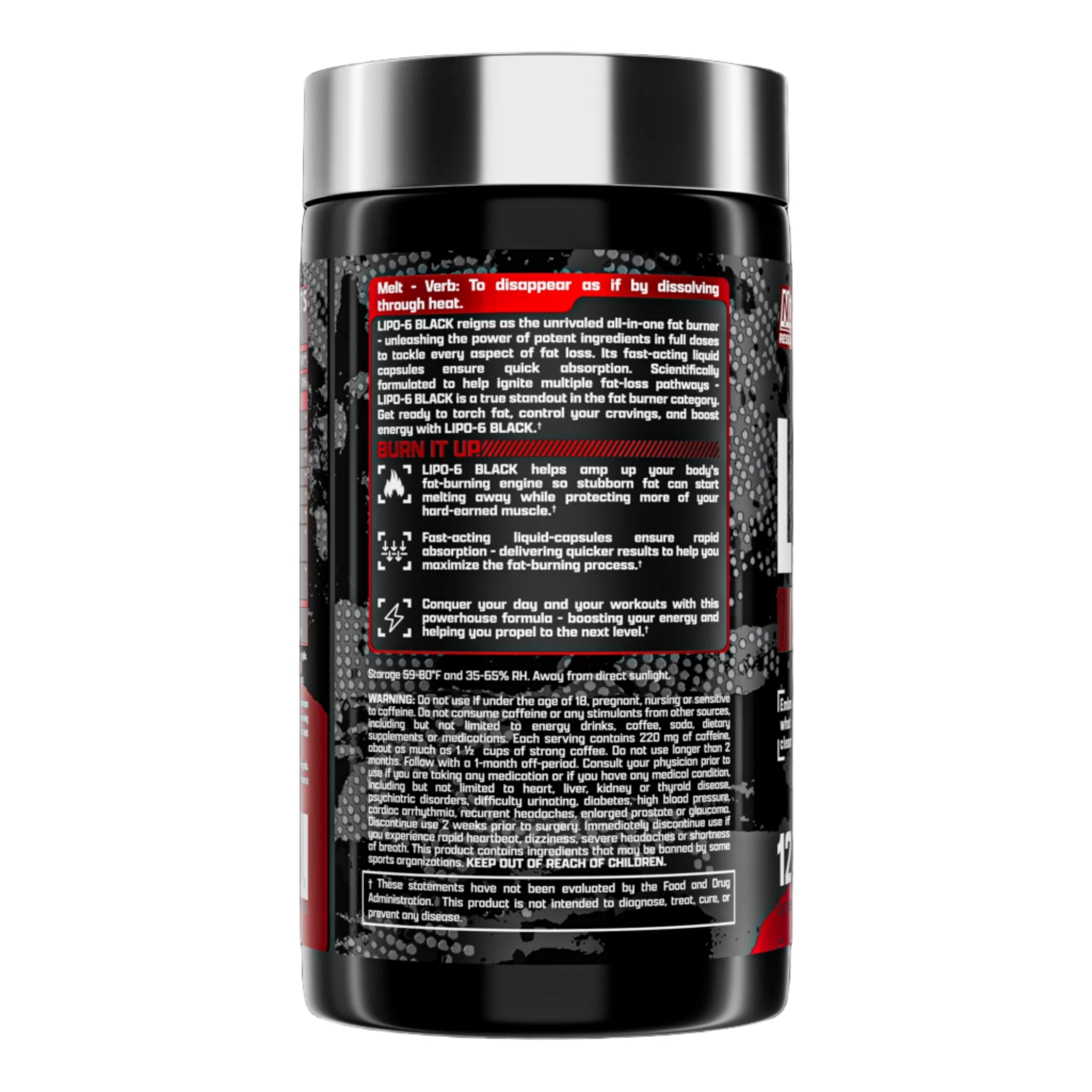 Nutrex Lipo 6 Black (120 Kapseln)