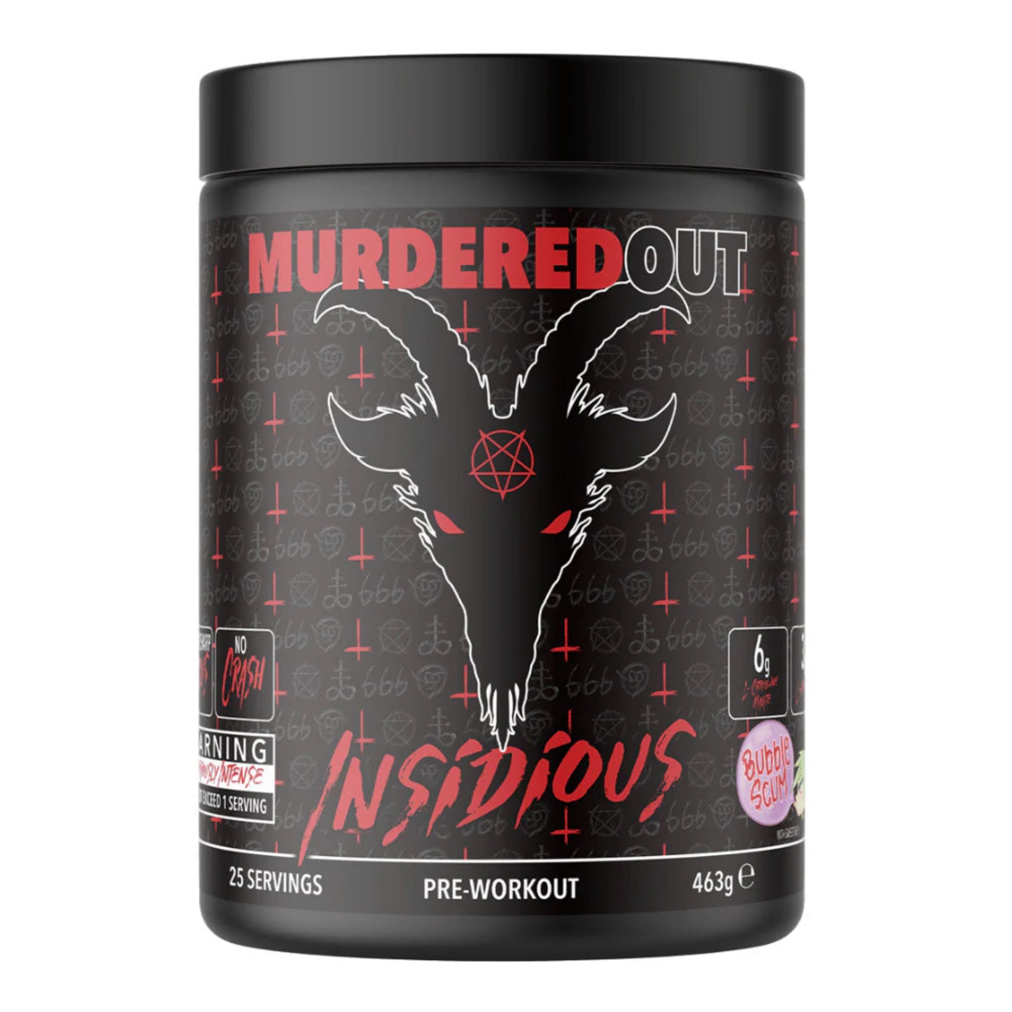 Murdered Out Insidious Pre-Workout (463g)