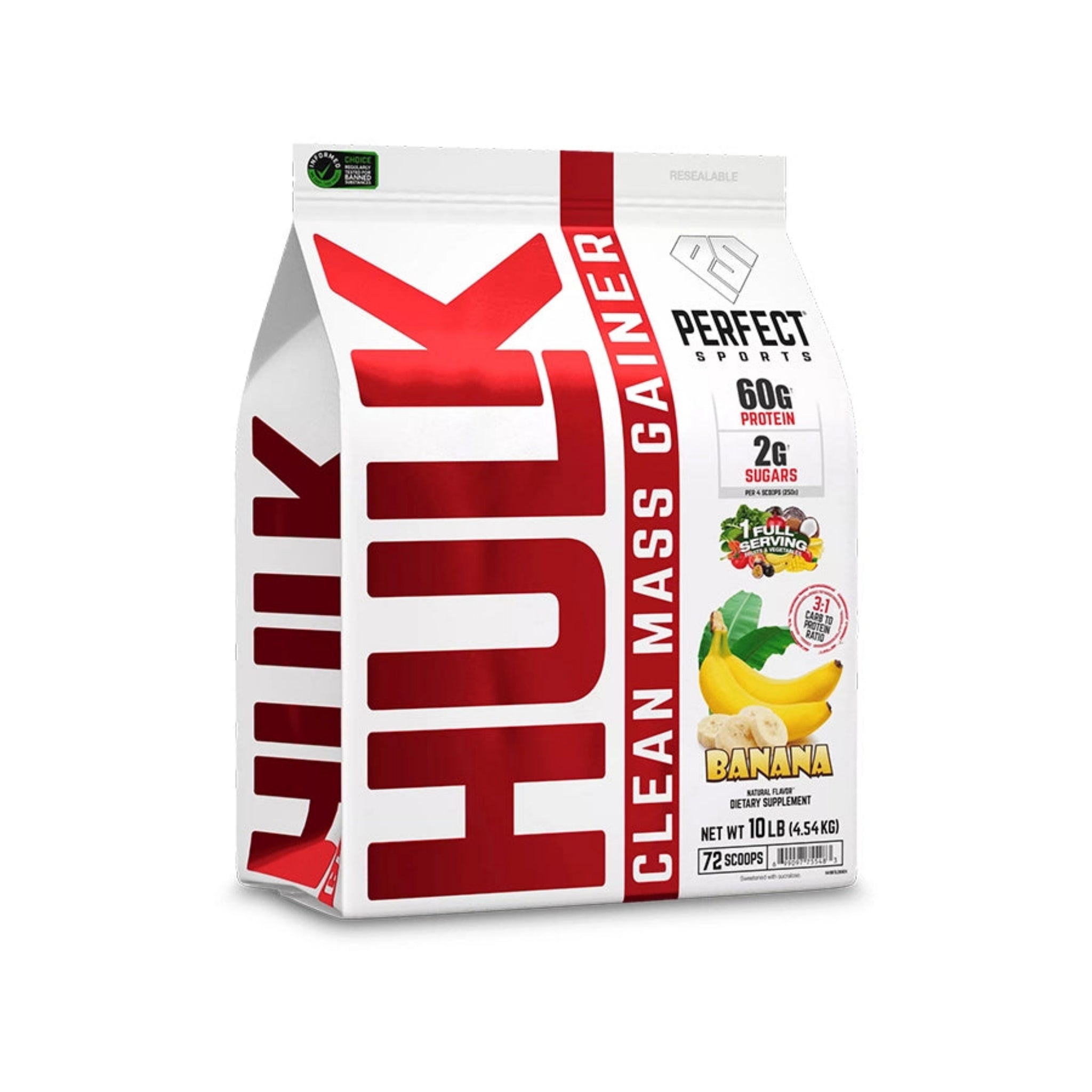 Perfect Sports HULK Clean Mass Gainer (4540g)