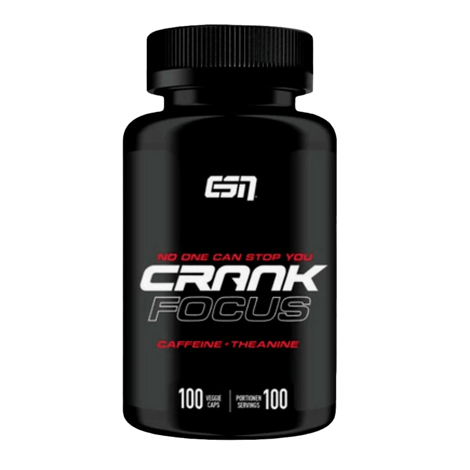 ESN CRANK FOCUS Caffeine + Theanine (100 Kapseln)
