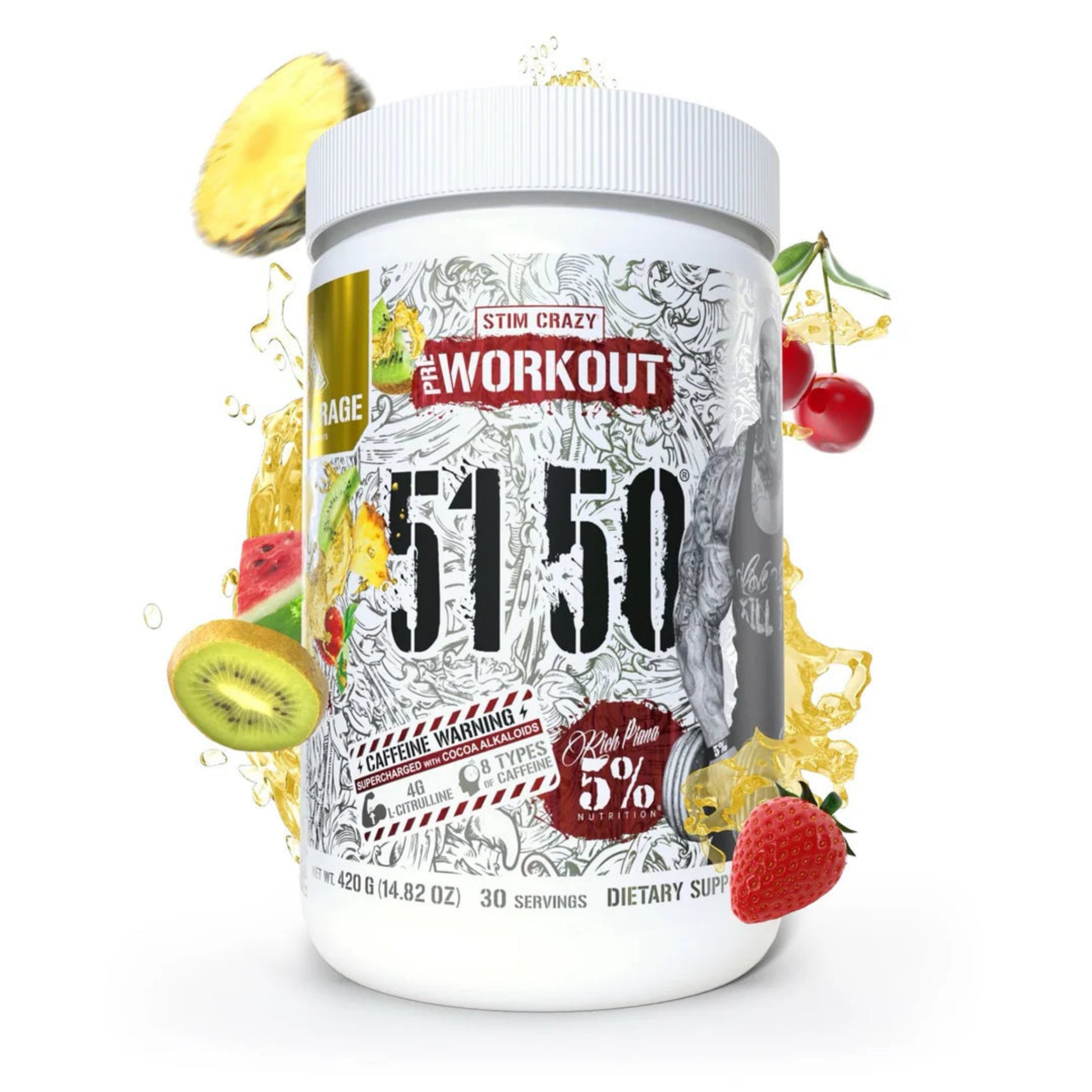 Rich Piana 5% Nutrition 5150 Pre-Workout