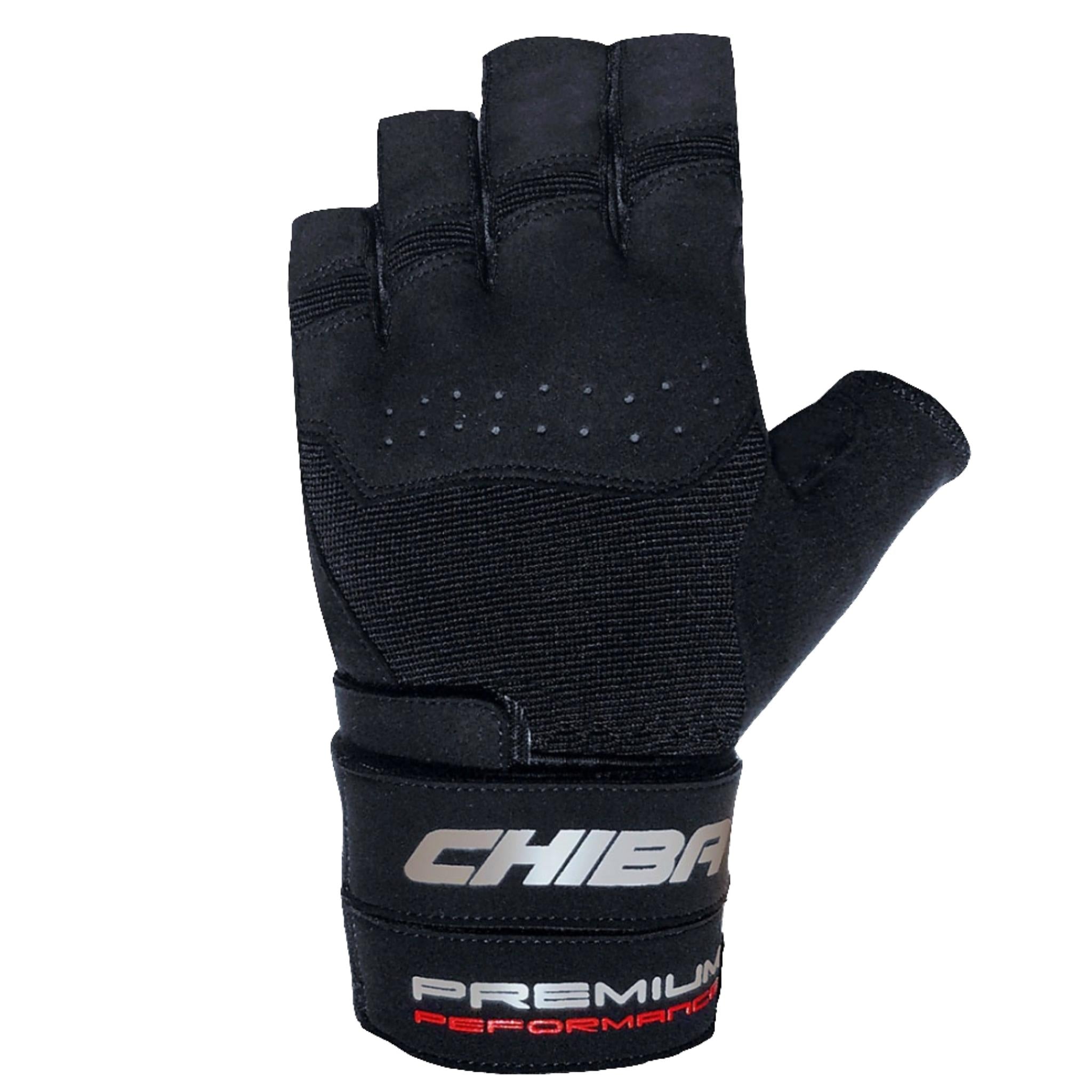 Chiba Premium Wristguard Trainingshandschuhe Schwarz