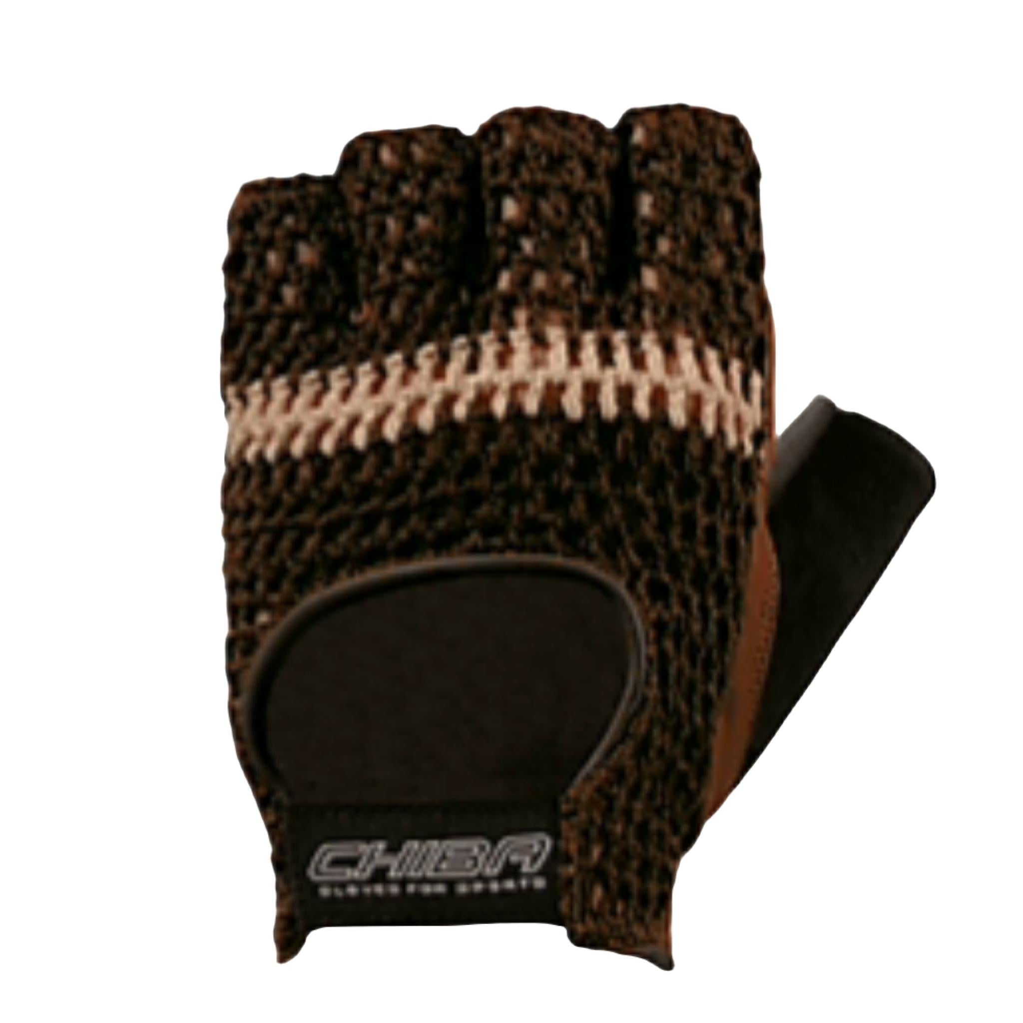 Chiba Athletic Trainingshandschuhe Braun