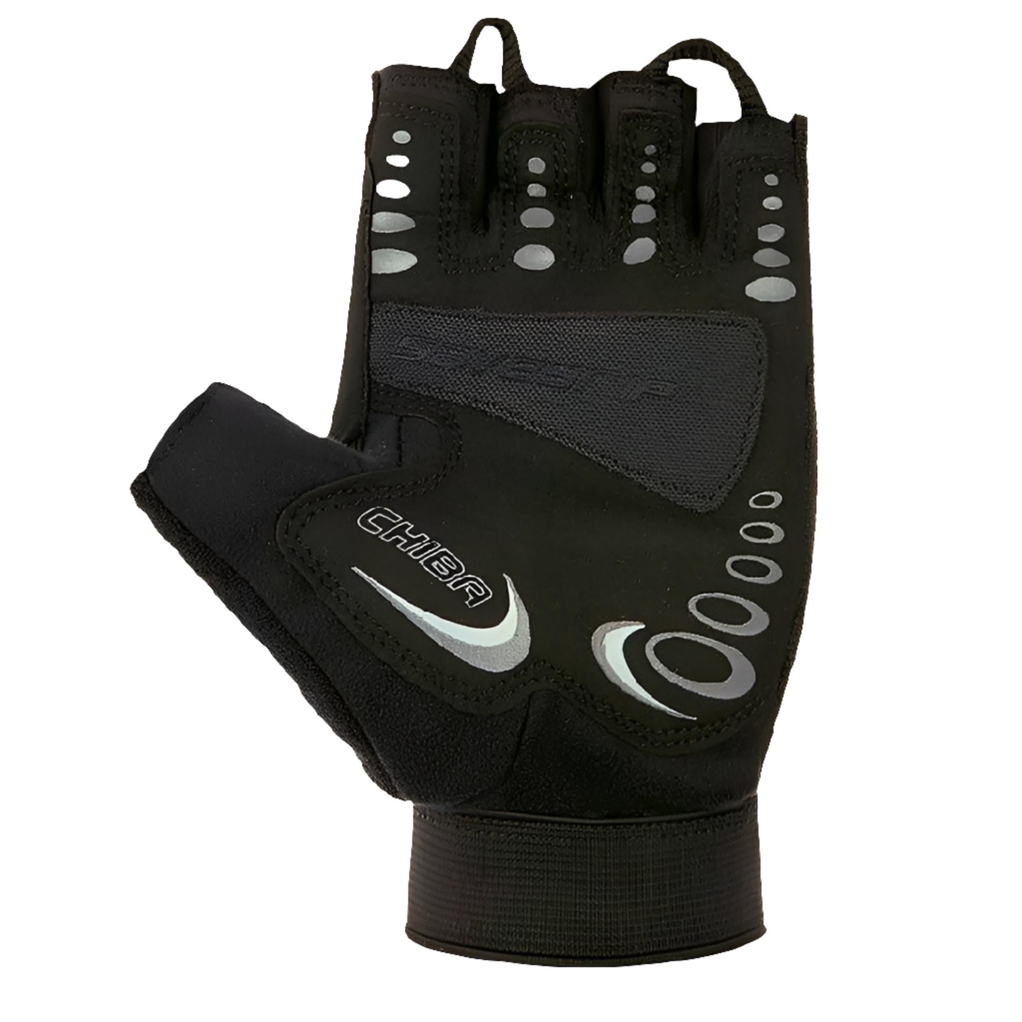 Chiba Fit Gewichtheberhandschuhe Schwarz