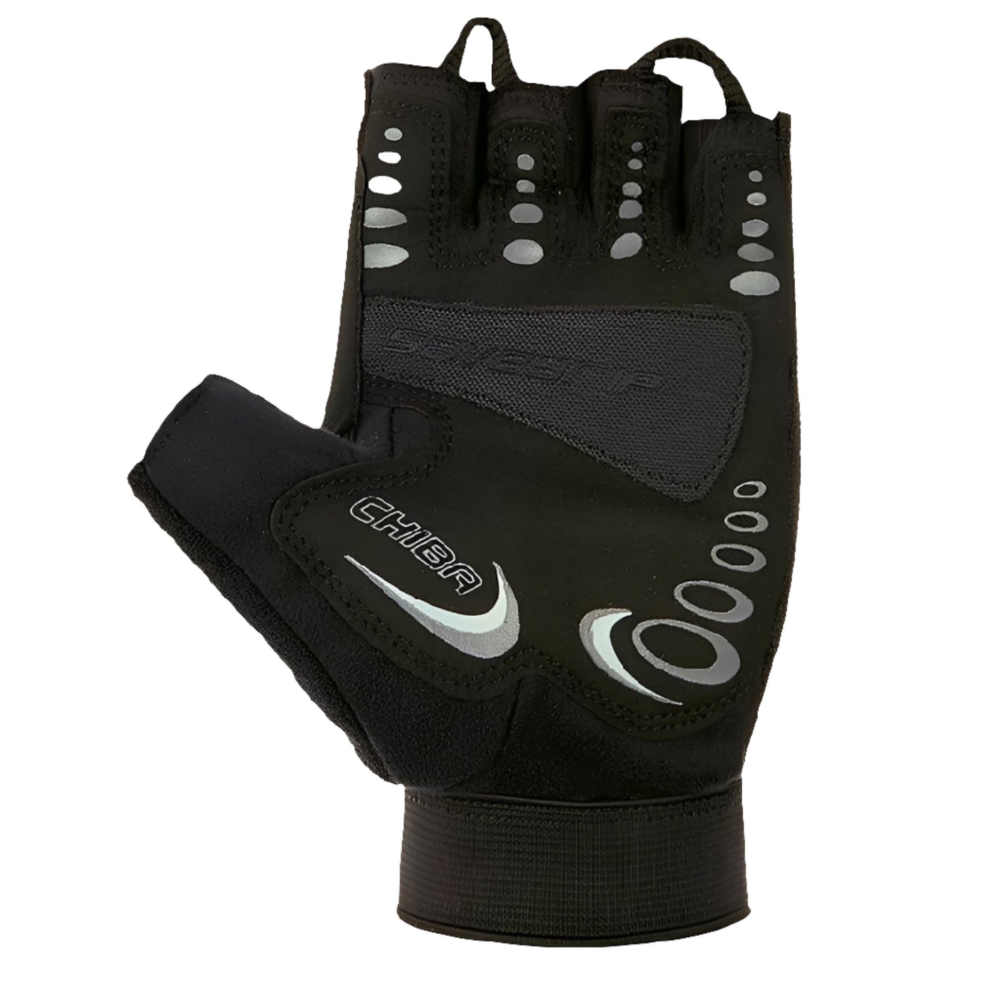 Chiba Fit Gewichtheberhandschuhe Schwarz