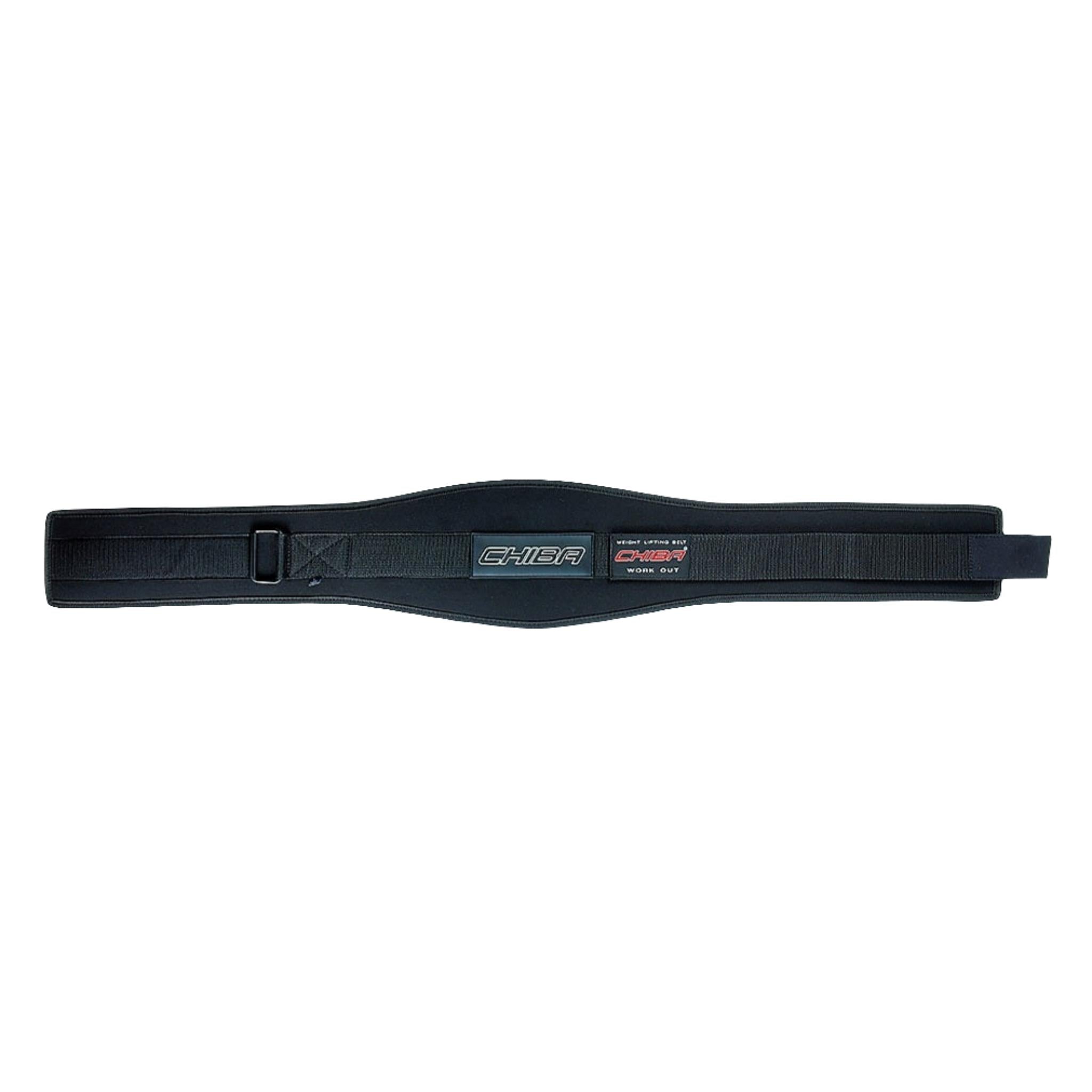 Chiba Nylon Profi Trainingsgürtel Schwarz