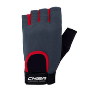 Chiba Fit Trainingshandschuhe Grau/Rot