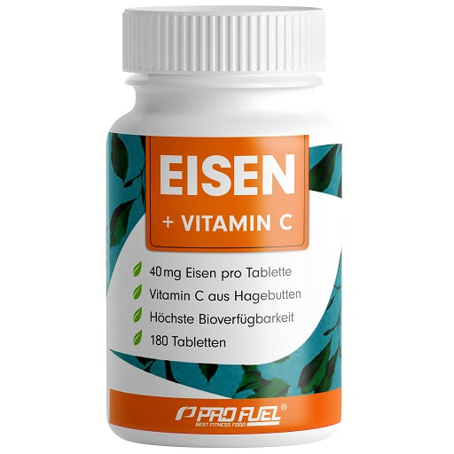 ProFuel Eisen+Vitamin C (180 Tabletten)