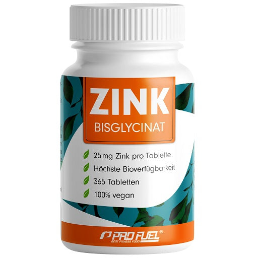 ProFuel Zink Bisclycinat hochdosiert (365 Tabletten)