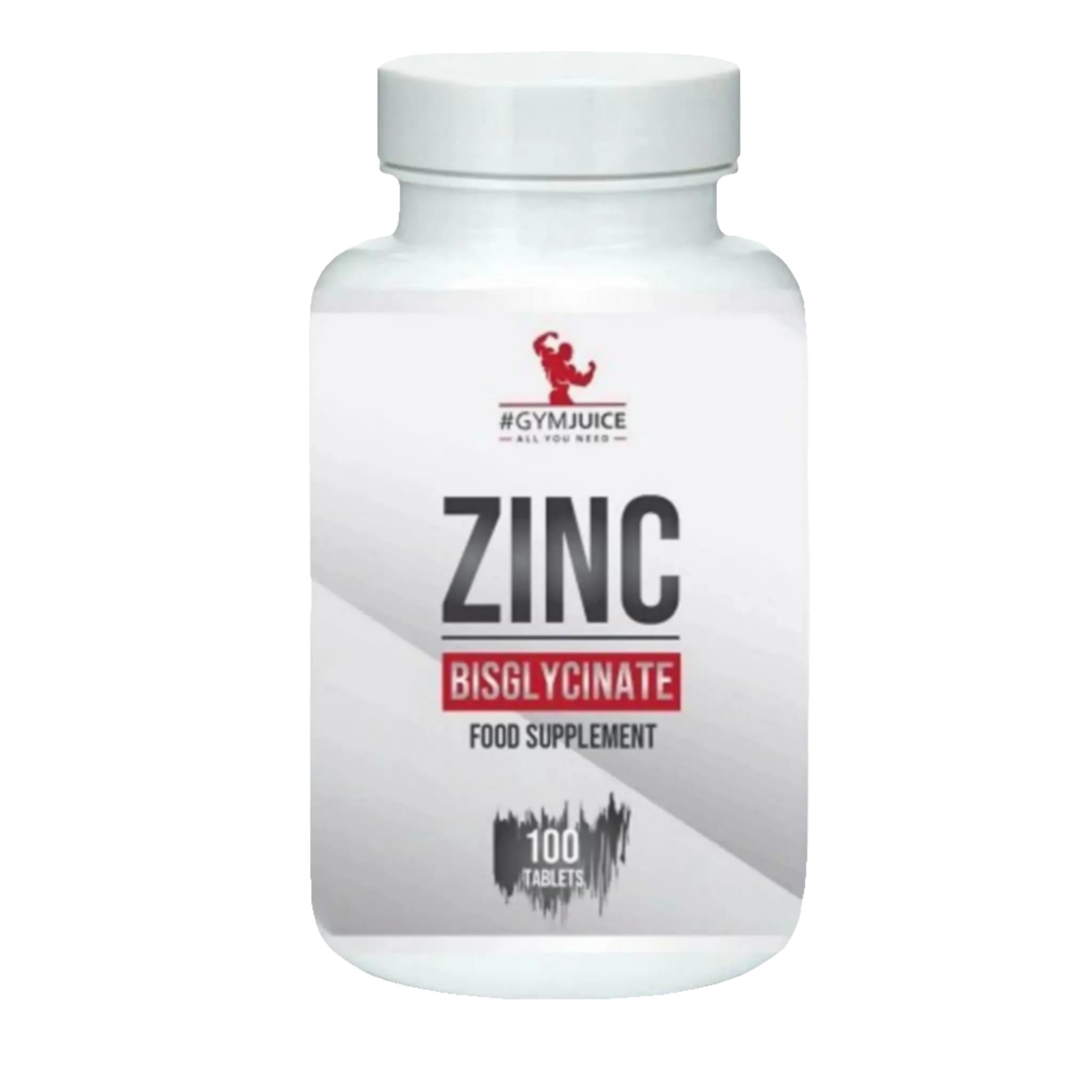 #Gymjuice Zinc Bisglycinate (100 Tabletten)