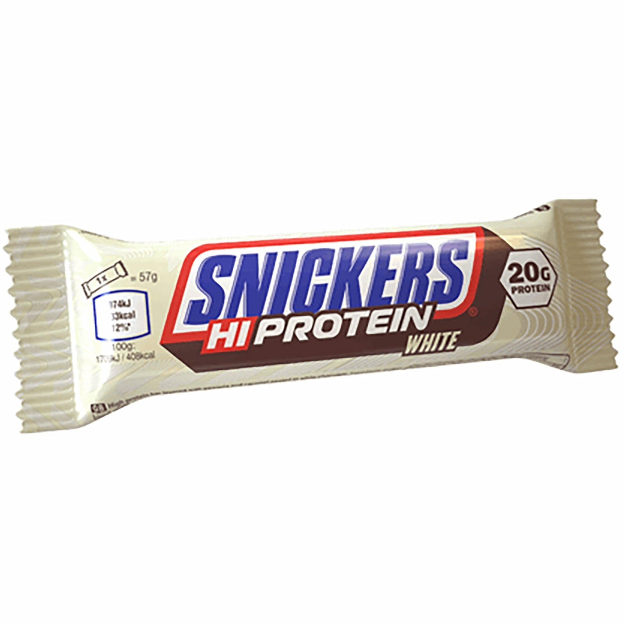 Snickers HI Protein White Bar (12x57g)