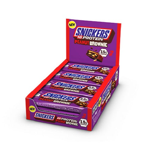 Snickers High Protein Bar (12x50g) - Peanut Brownie
