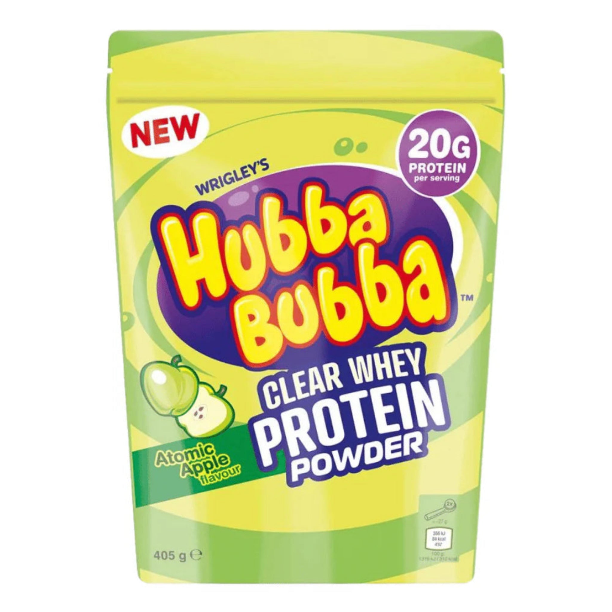 Hubba Bubba Clear Whey Protein Powder (405g)