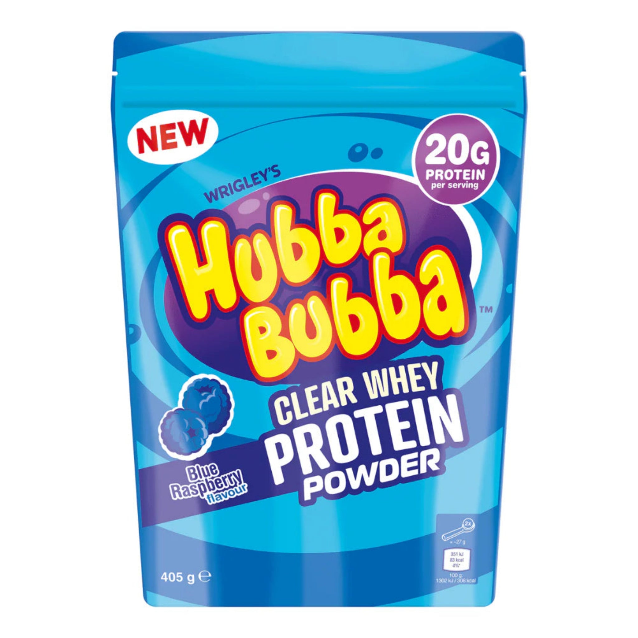 Hubba Bubba Clear Whey Protein Powder (405g)