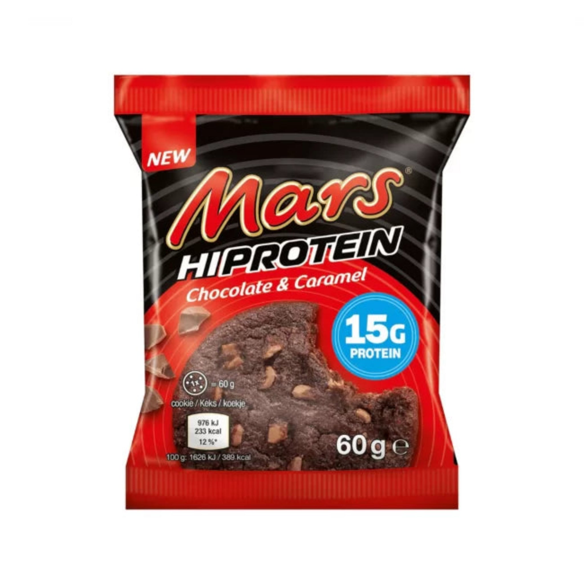 Mars HI PROTEIN Cookie Chocolate & Caramel (12x60g)