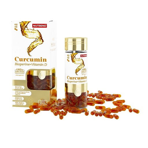 Nutrend Curcumin + Bioperine + Vitamin D (60 Kapseln)