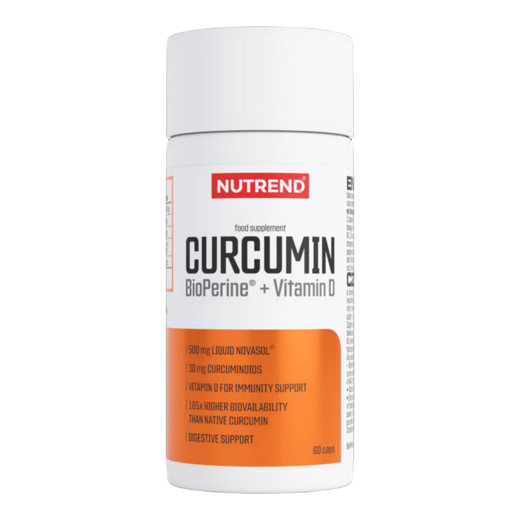Nutrend Curcumin + Bioperine + Vitamin D (60 Kapseln)