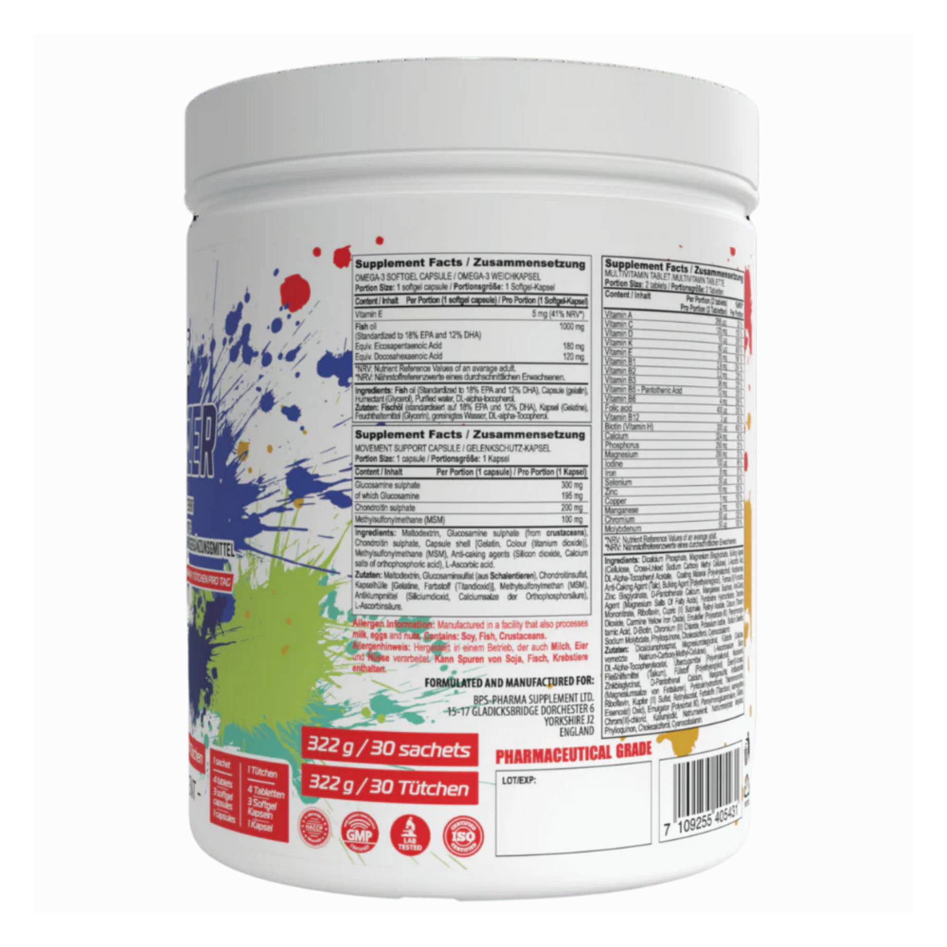 BPS Pharma Vitaminizer 4U · 30 Packs