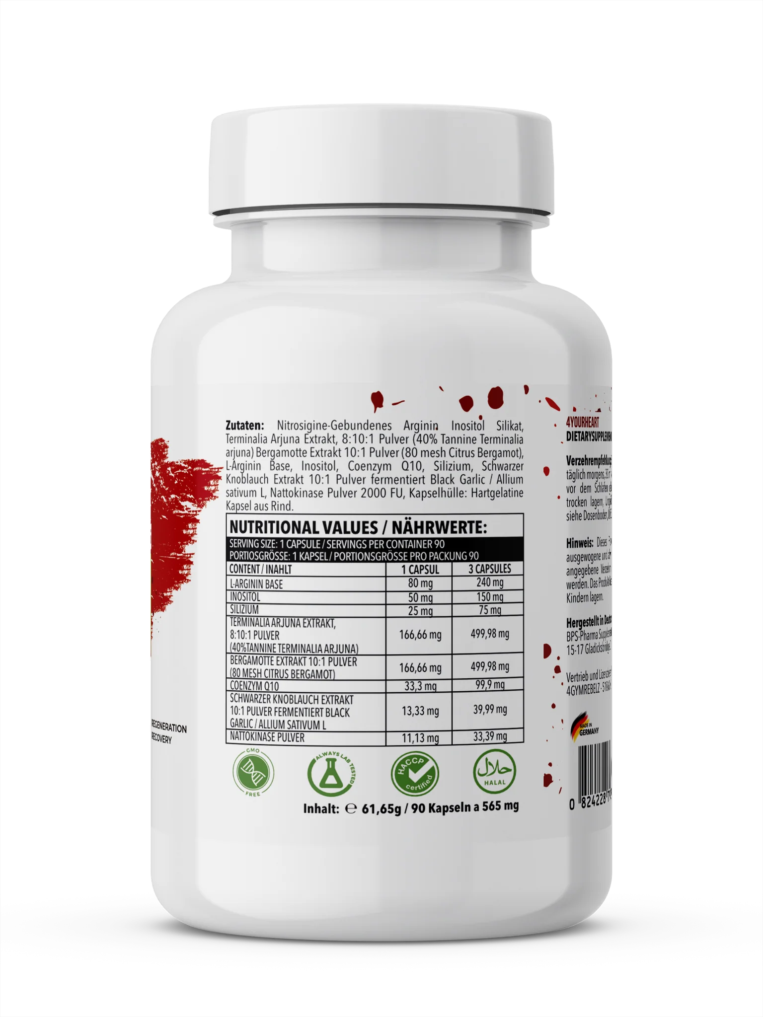 BPS-Pharma 4 Your Heart 100% 4U · 90 Kapseln