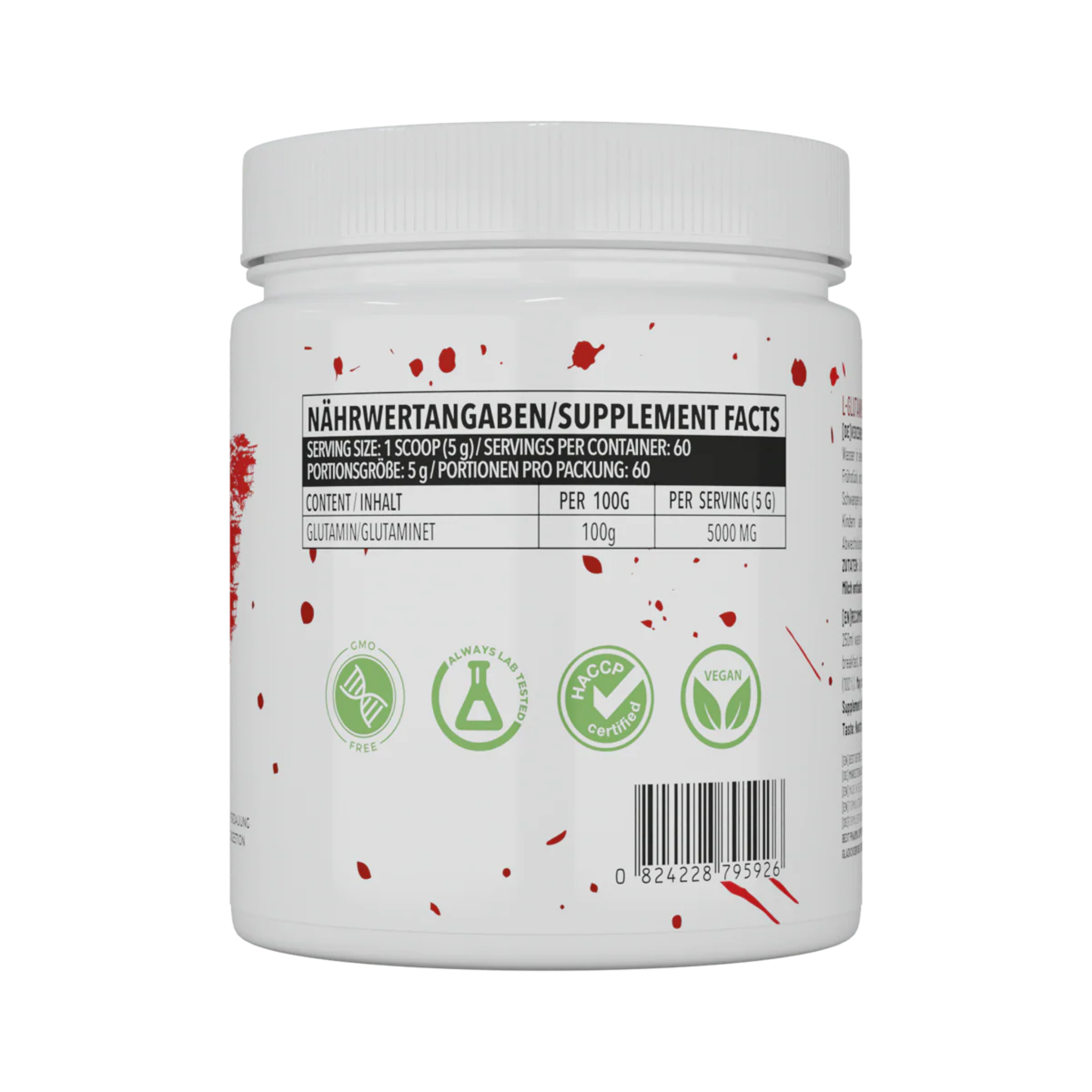 BPS Pharma This Glutamine 4U 100% mikrofeines Glutamin Pulver 300g