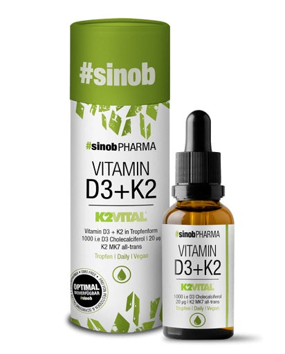 Sinob Vitamin D3 + K2 Tropfen (10ml)
