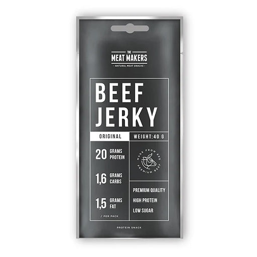 The Meat Makers Beef Jerky Sports Beef (12x40g)