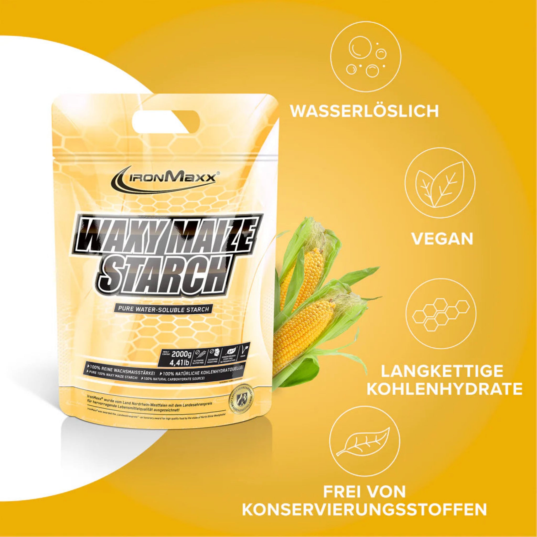 IronMaxx Waxy Maize Starch (2000g)