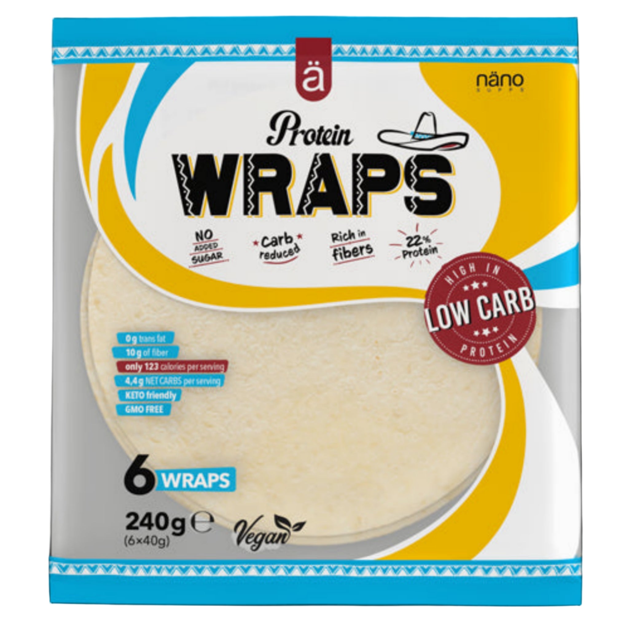 Nanosupps Protein Wraps (12x240g)