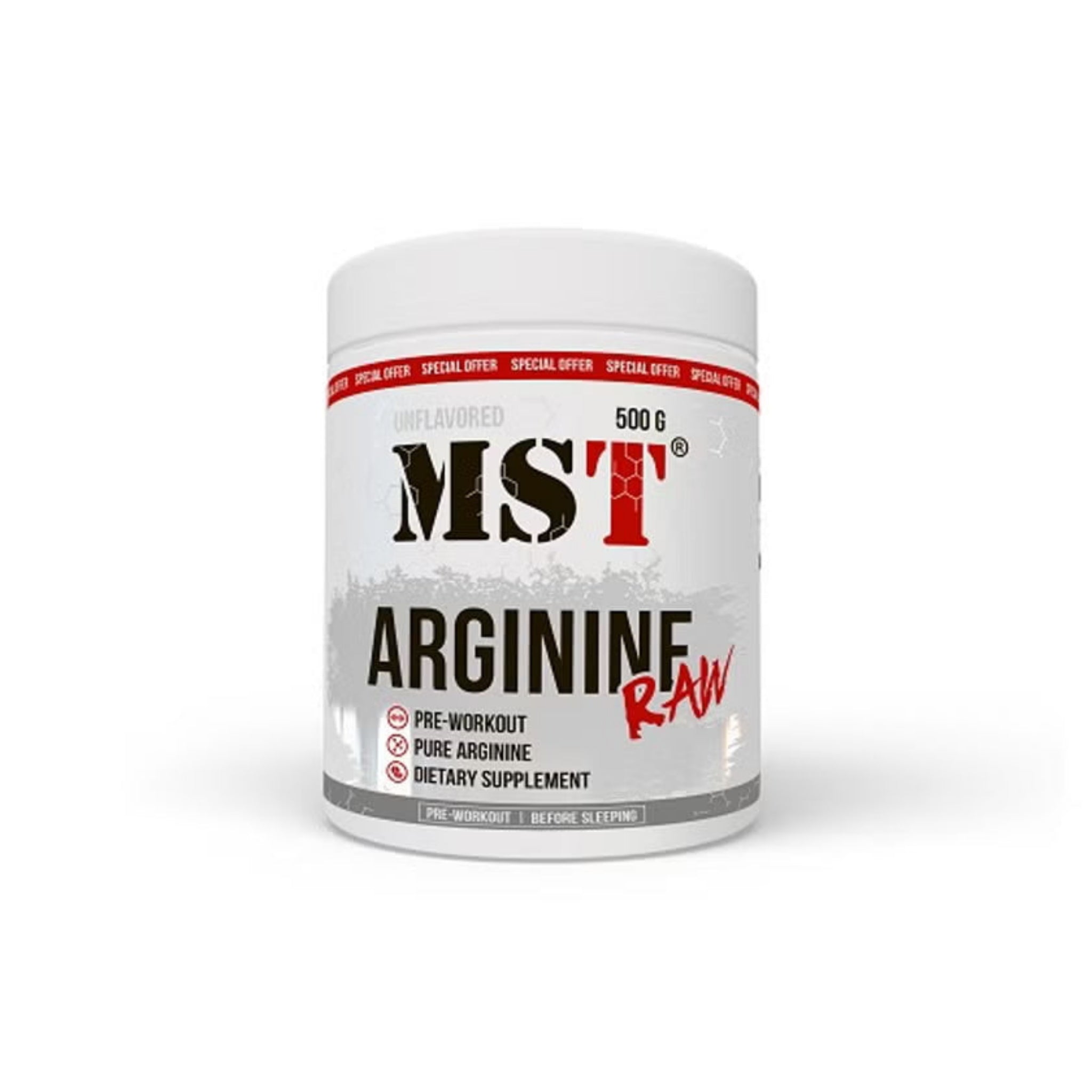 MST Arginine RAW Unflavoured (500g)