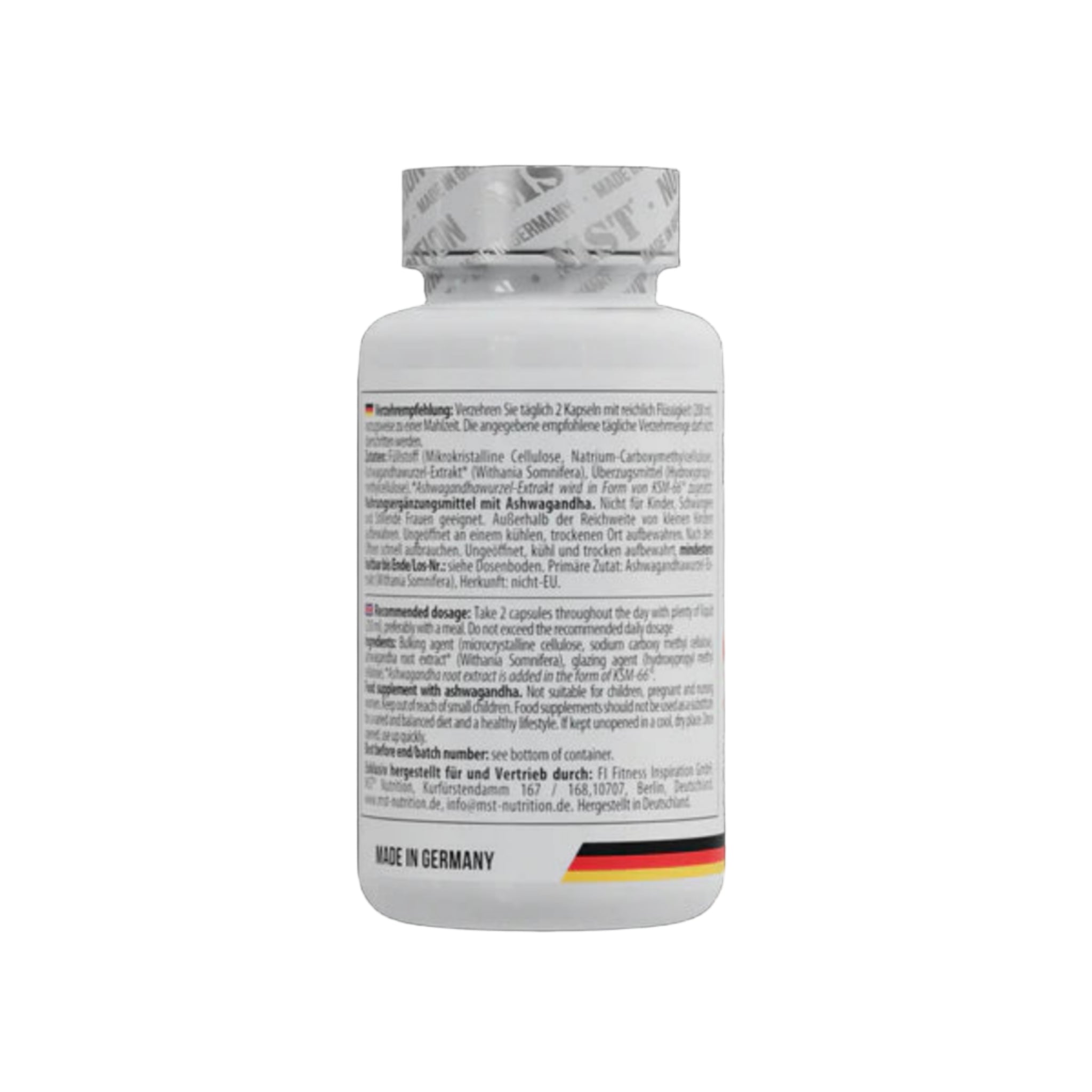 MST Ashwagandha KSM 66® (60 Kapseln)