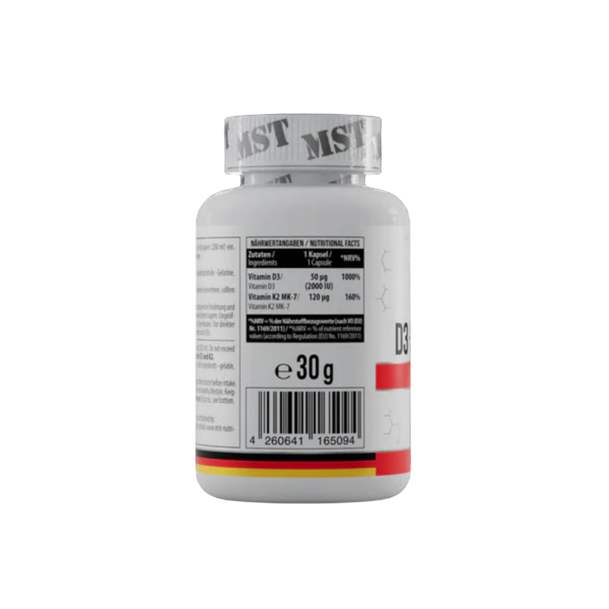MST Vitamin D3 + K2 (120 Softgels)