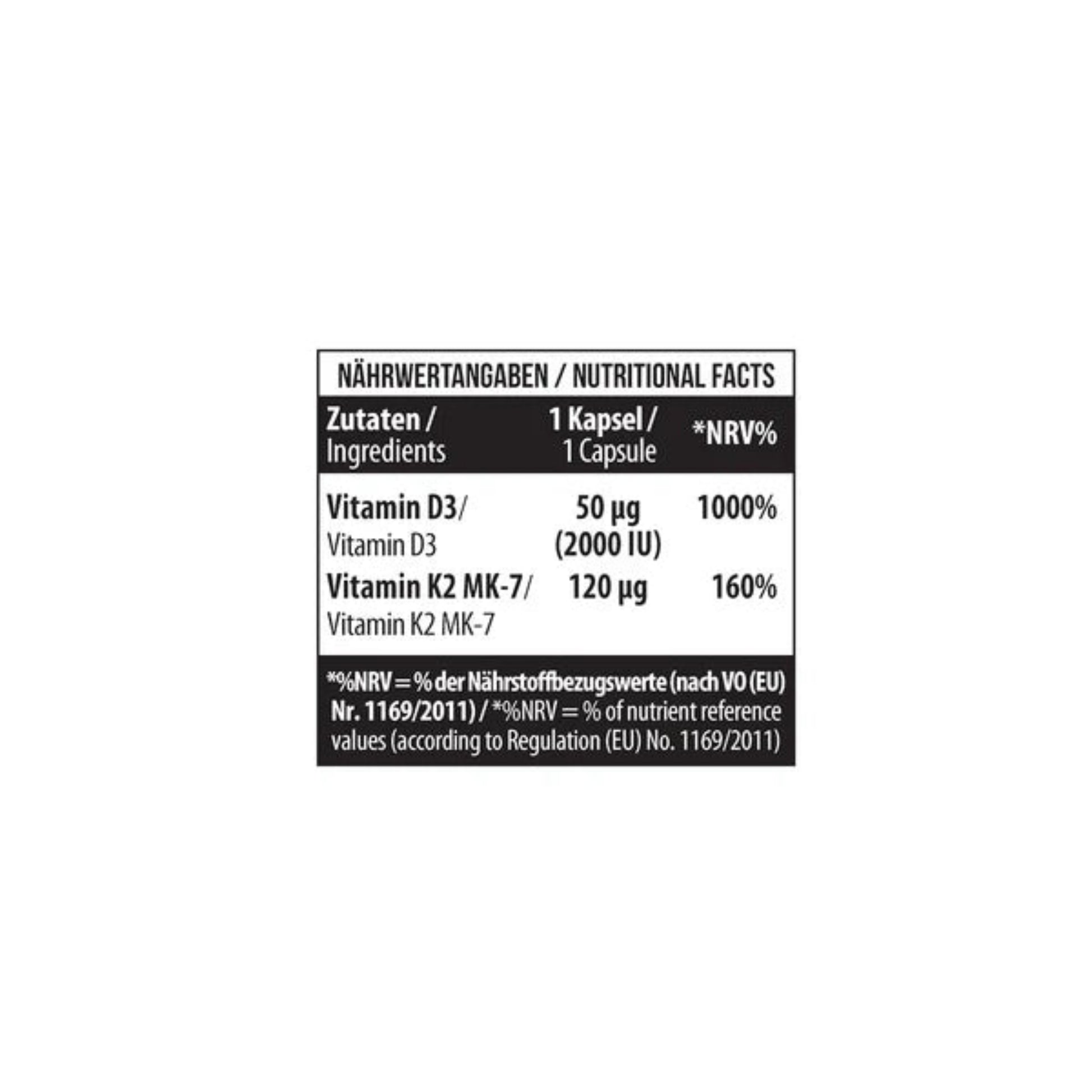 MST Vitamin D3 + K2 (120 Softgels)