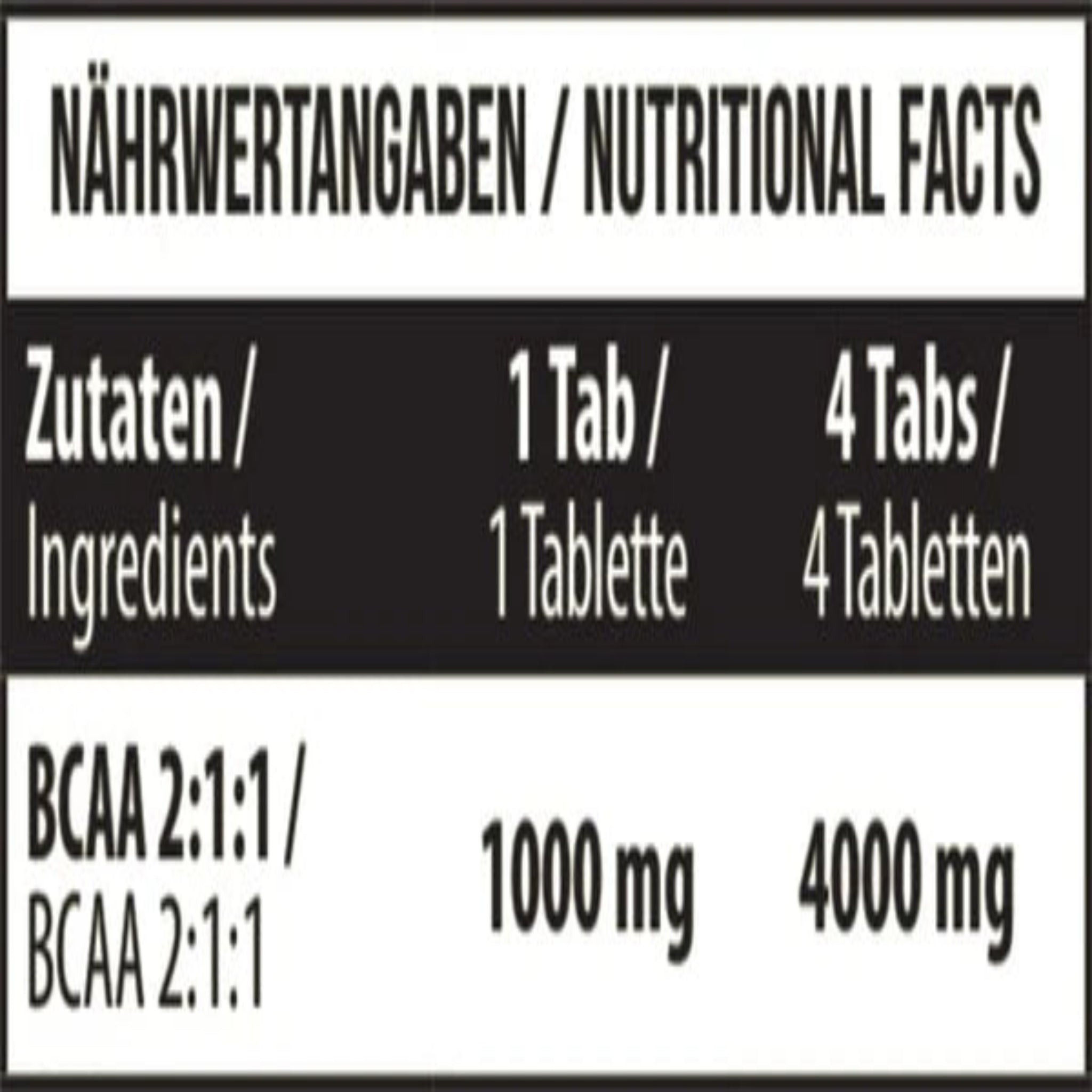 MST BCAA 1000mg (90 Tabletten)