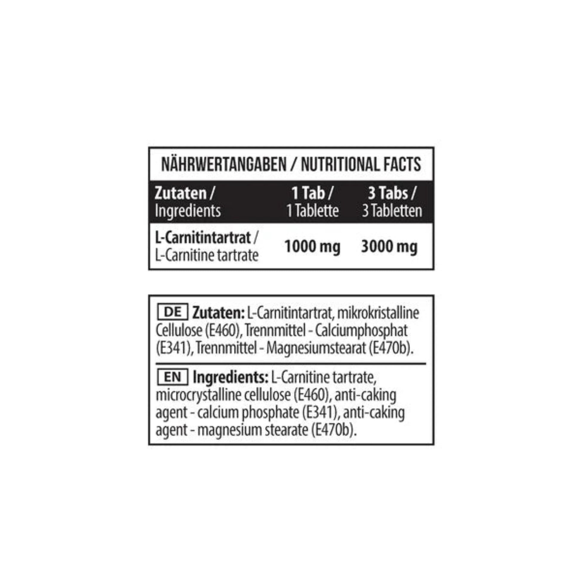 MST L-Carnitine 1000mg (90 Tabletten)