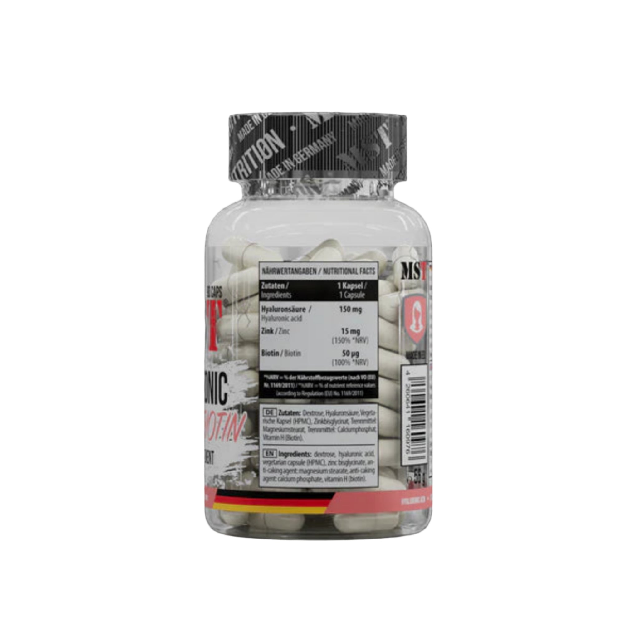 MST Hyaluronic Acid + Biotin (90 Kapseln)