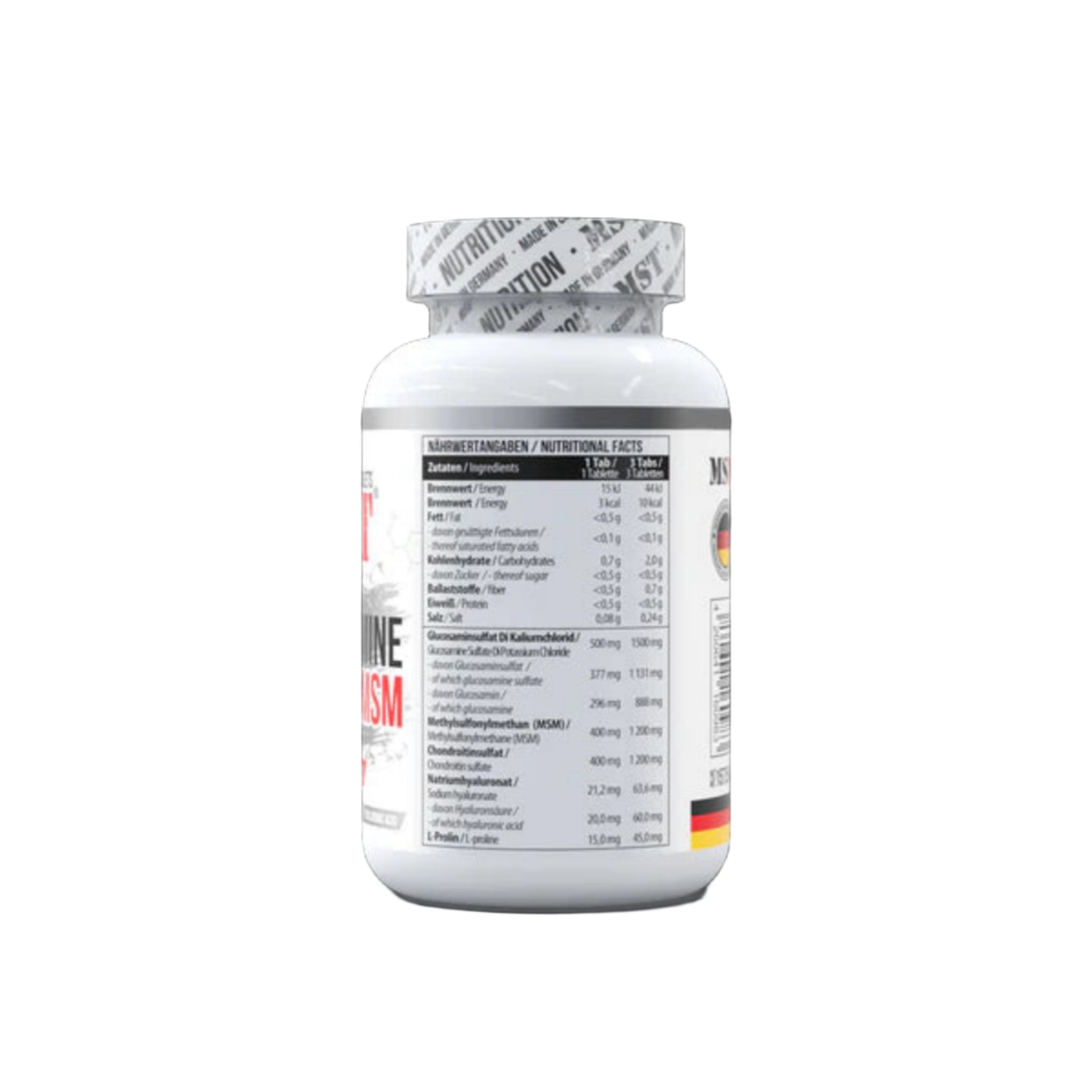 MST Glucosamin Chondroitin MSM + Hyaluron (90 Tabletten)
