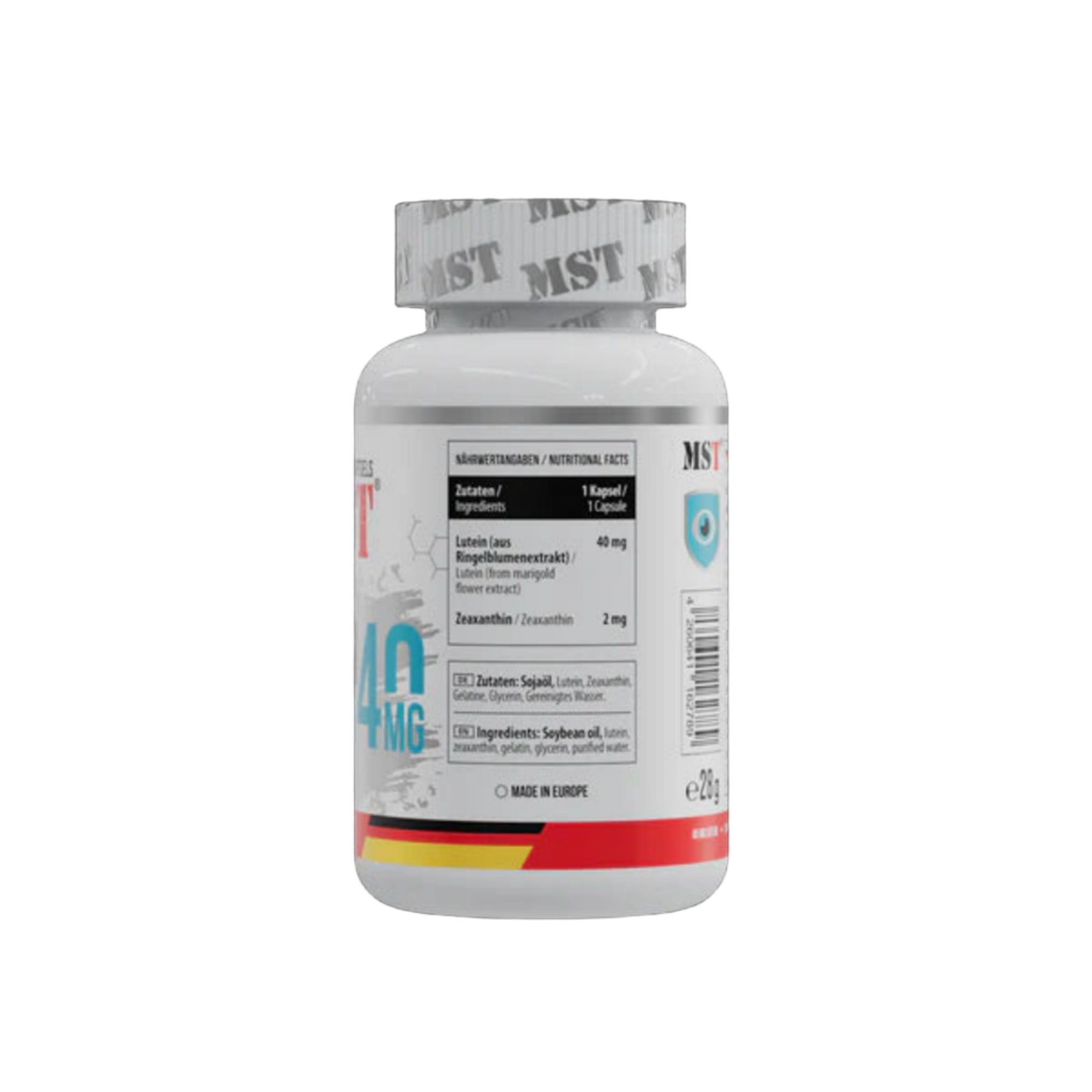 MST Lutein 40mg + Zeaxanthin (60 Softgels)