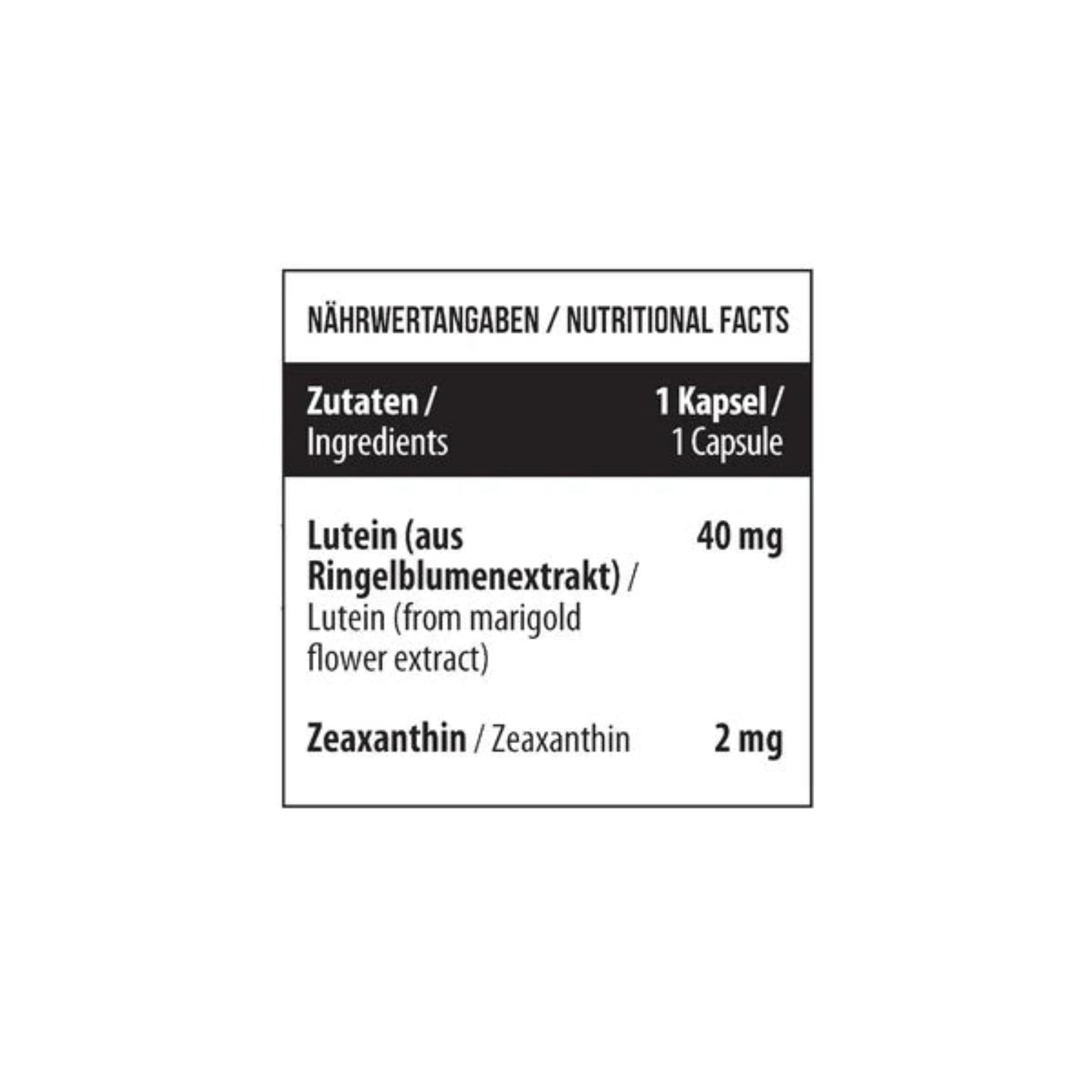 MST Lutein 40mg + Zeaxanthin (60 Softgels)