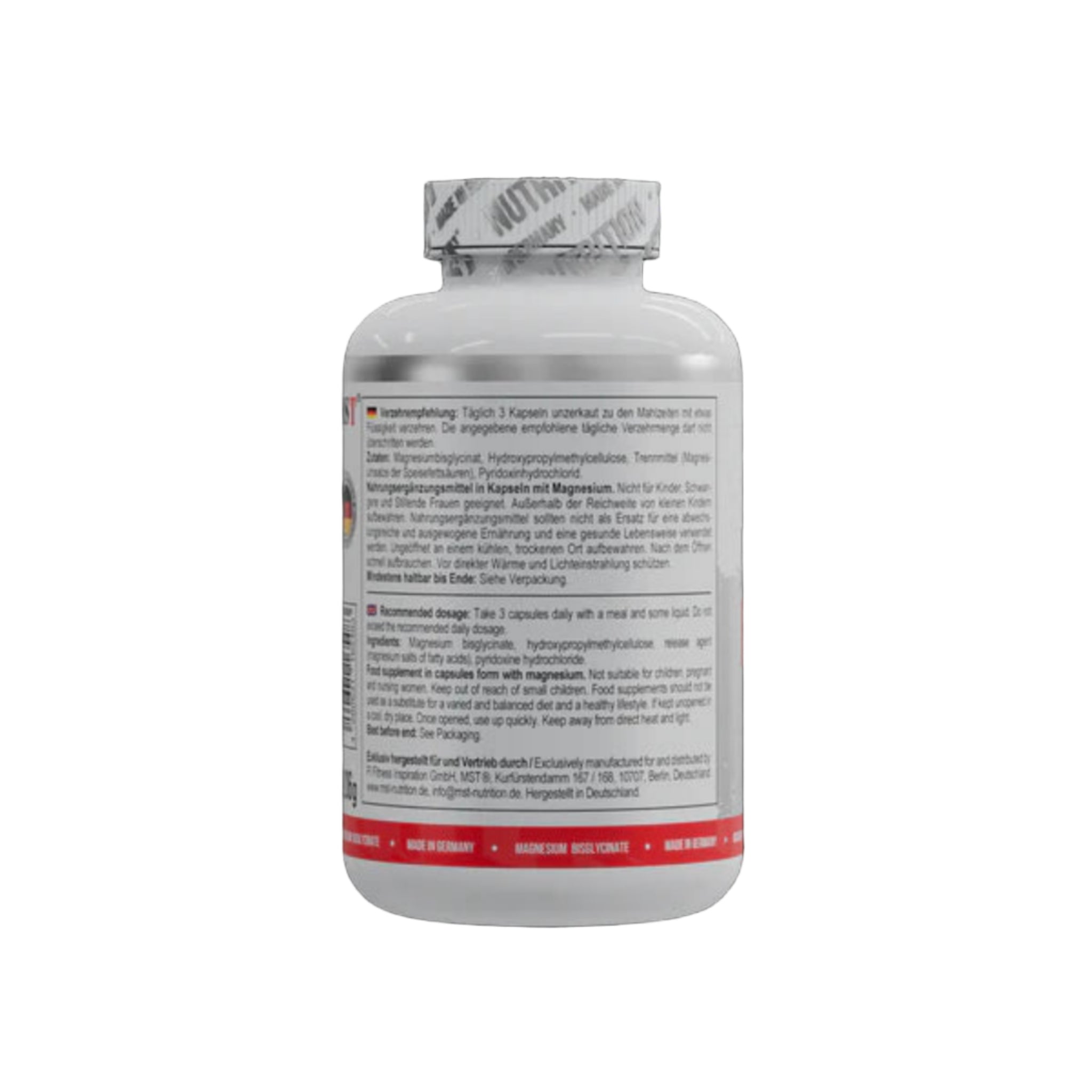MST Magnesium Bisglycinate Chelate (240 Kapseln)