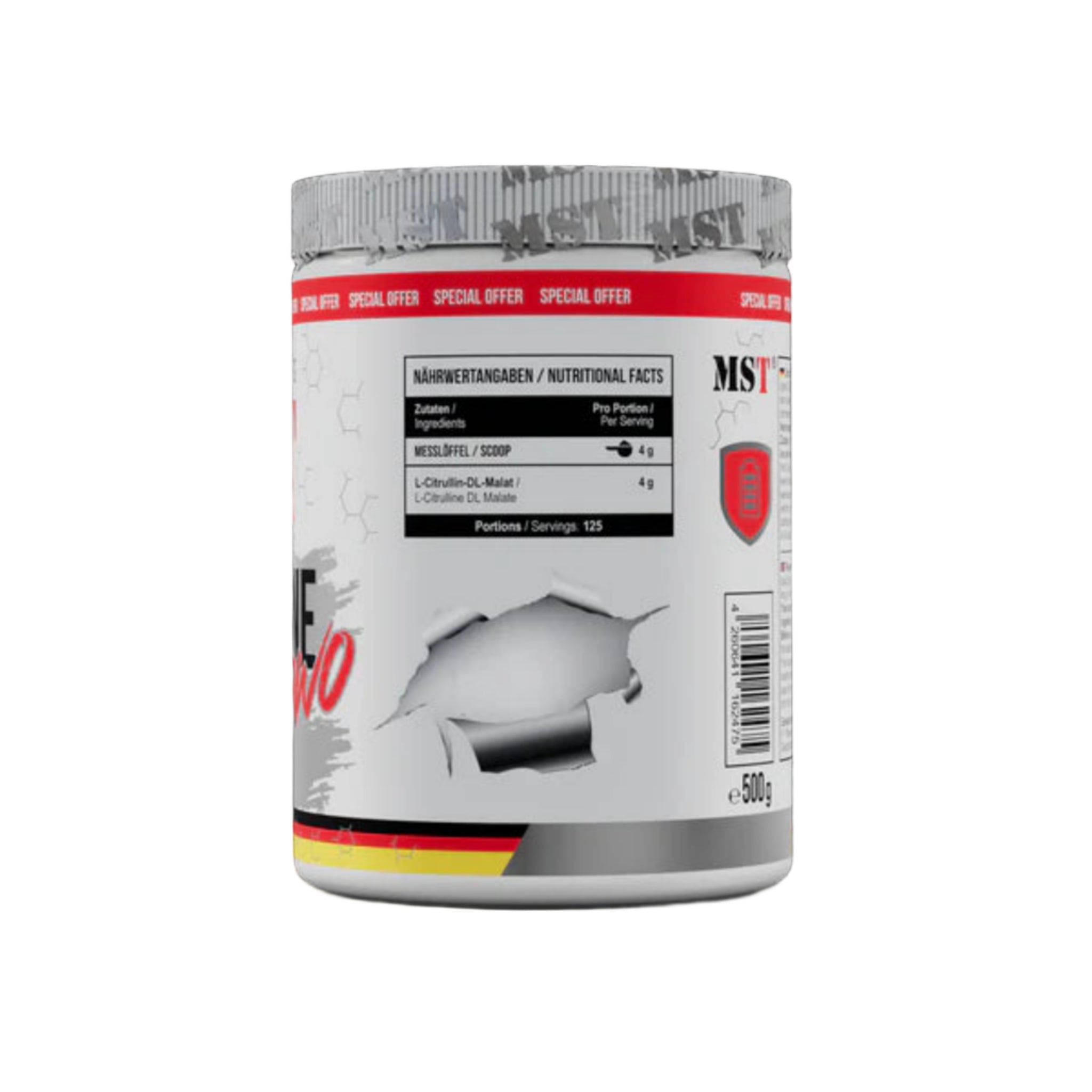 MST Citrulline Malat Unflavored (500g)