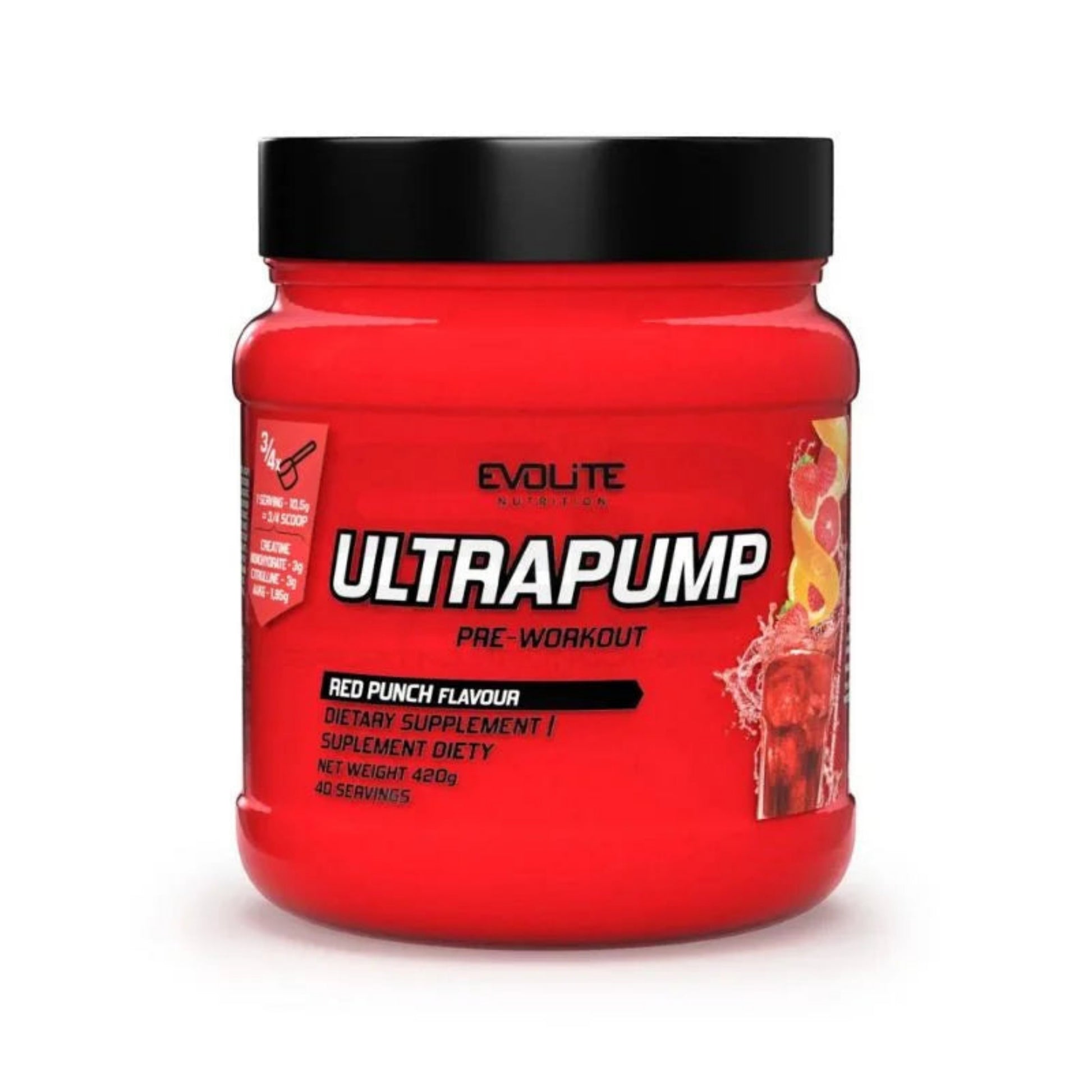 Evolite Nutrition ULTRAPUMP Pre-Workout (420g)