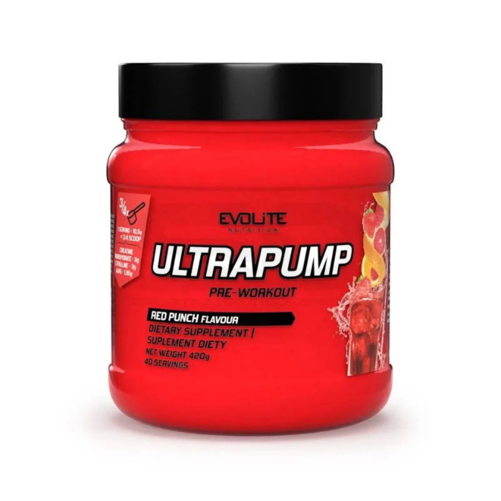 Evolite Nutrition ULTRAPUMP Pre-Workout (420g)