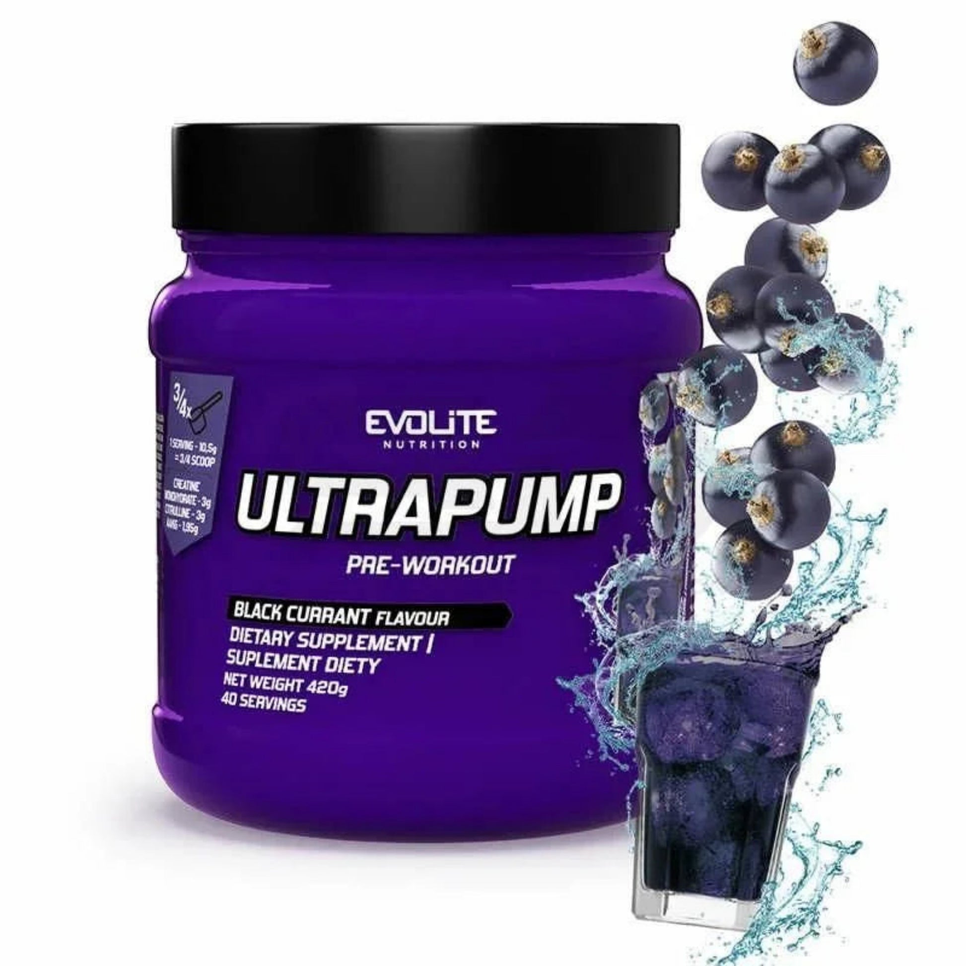 Evolite Nutrition ULTRAPUMP Pre-Workout (420g)