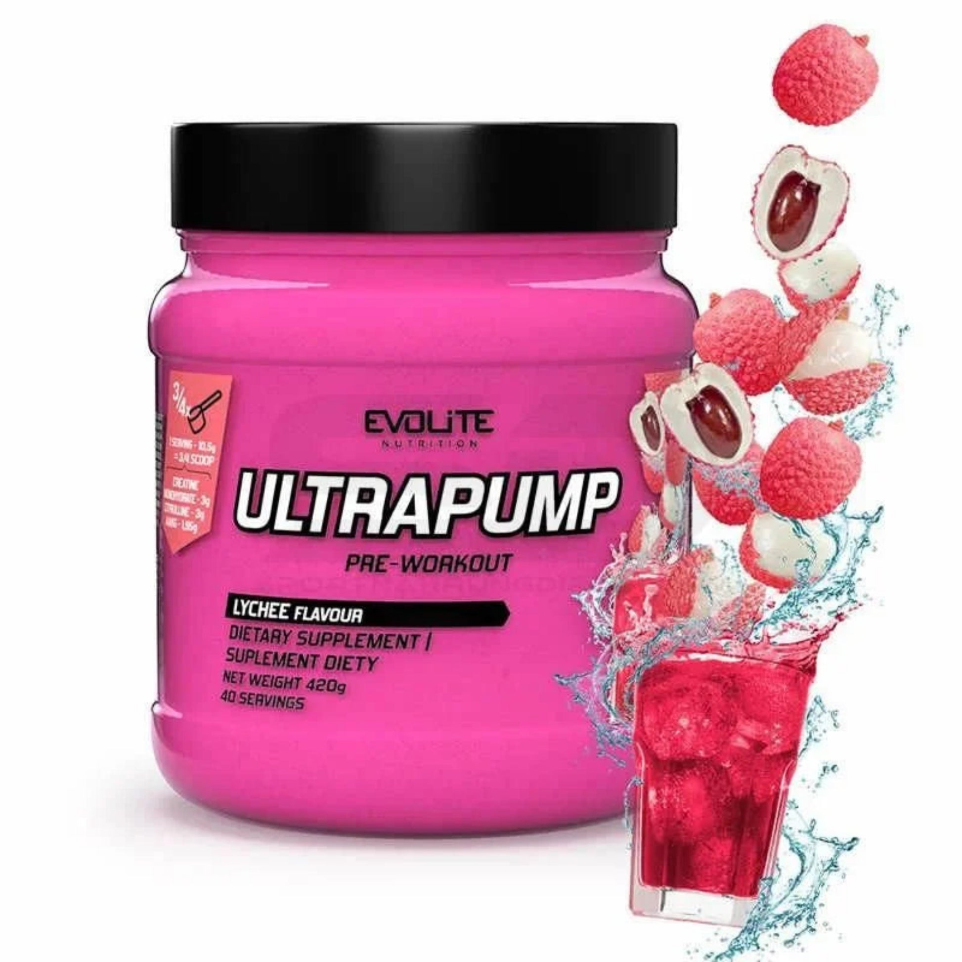 Evolite Nutrition ULTRAPUMP Pre-Workout (420g)