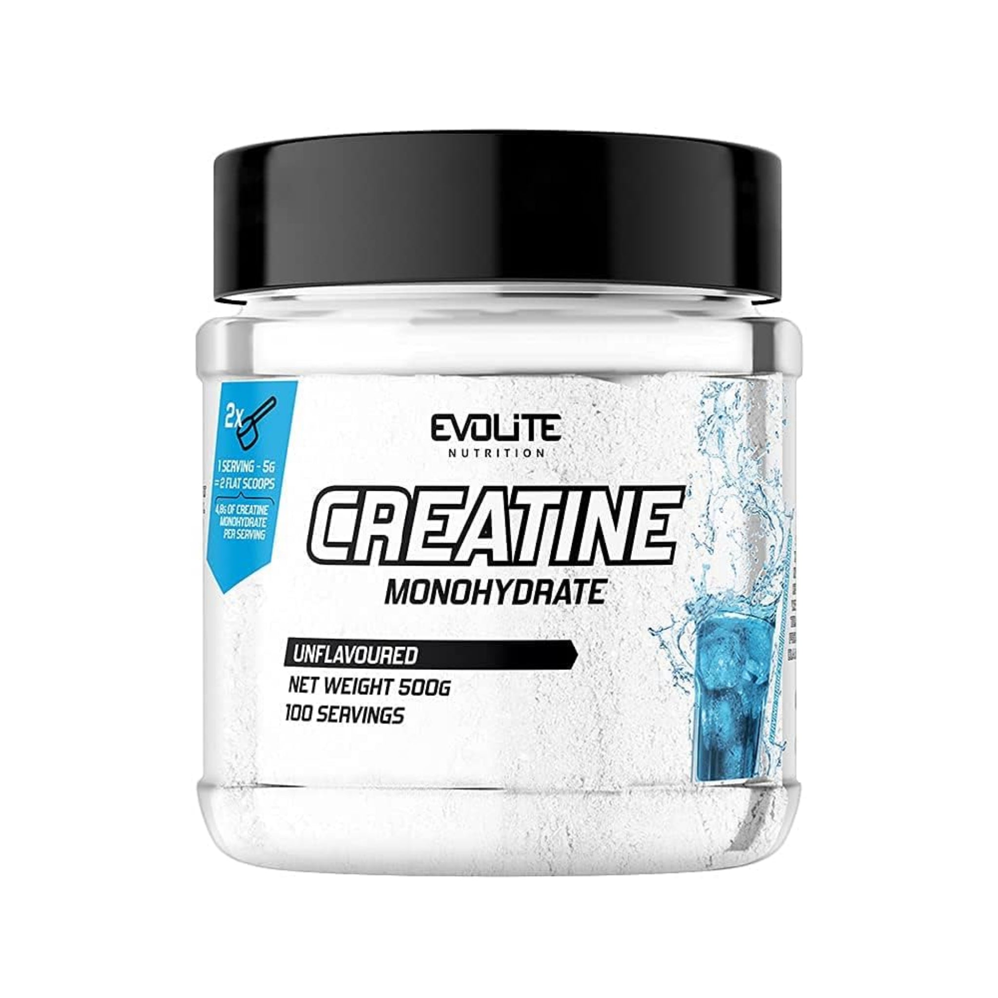 Evolite Nutrition Creatine Monohydrate (500g) - Unflavoured