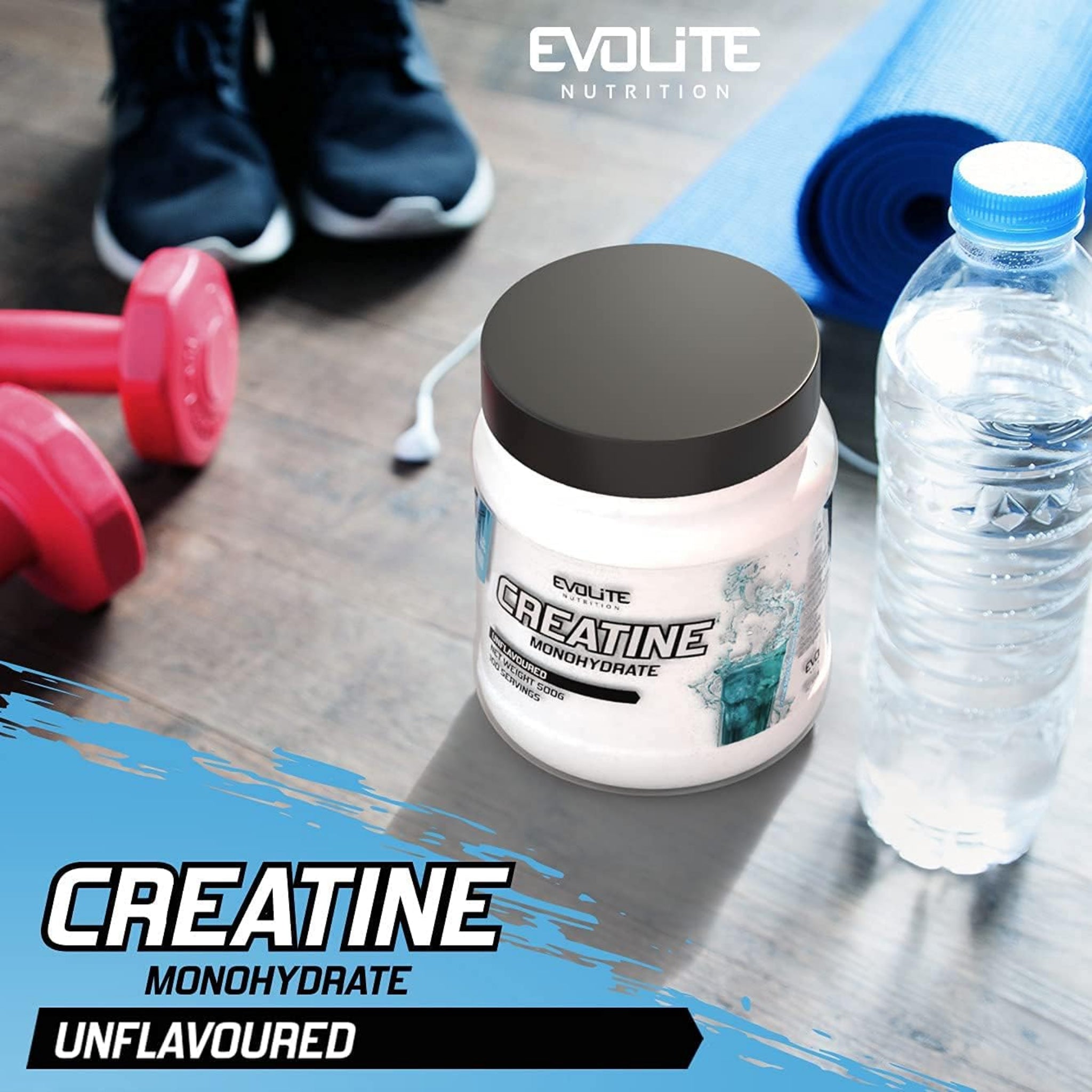 Evolite Nutrition Creatine Monohydrate (500g) - Unflavoured