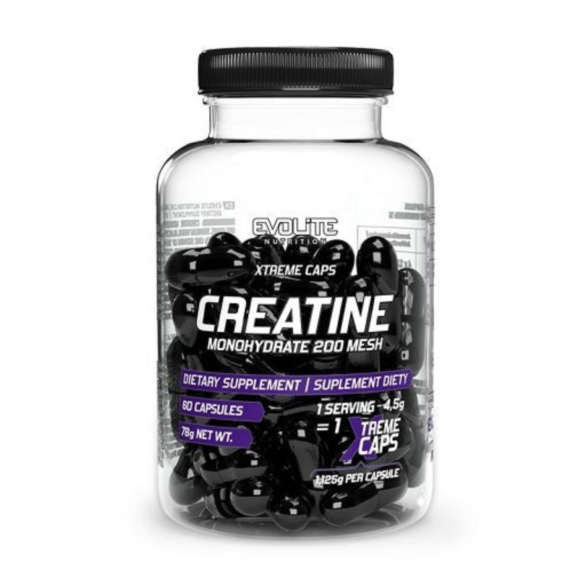 Evolite Nutrition Creatine Monohydrat (60 Kapseln)